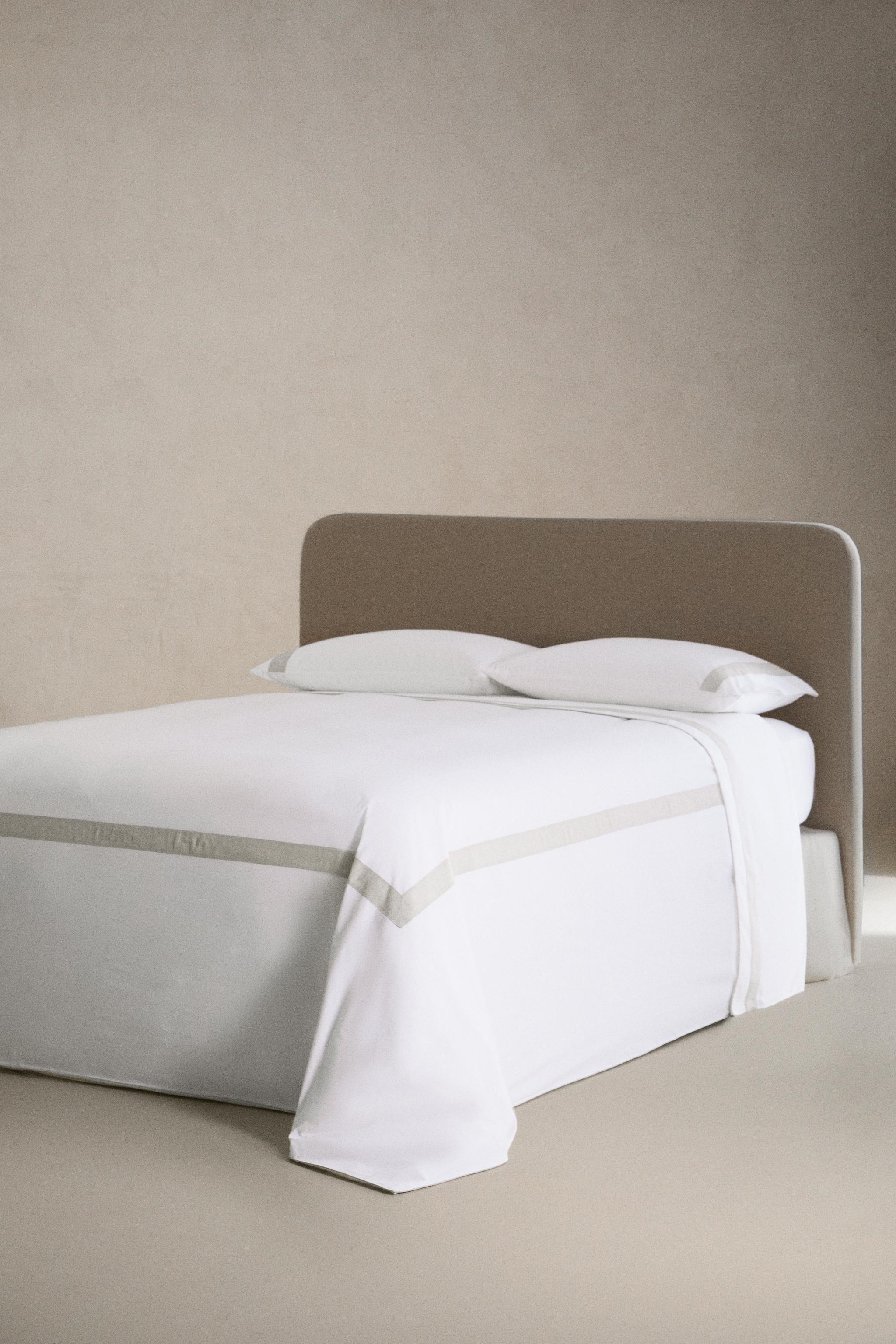 COTTON DUVET COVER WITH BORDER