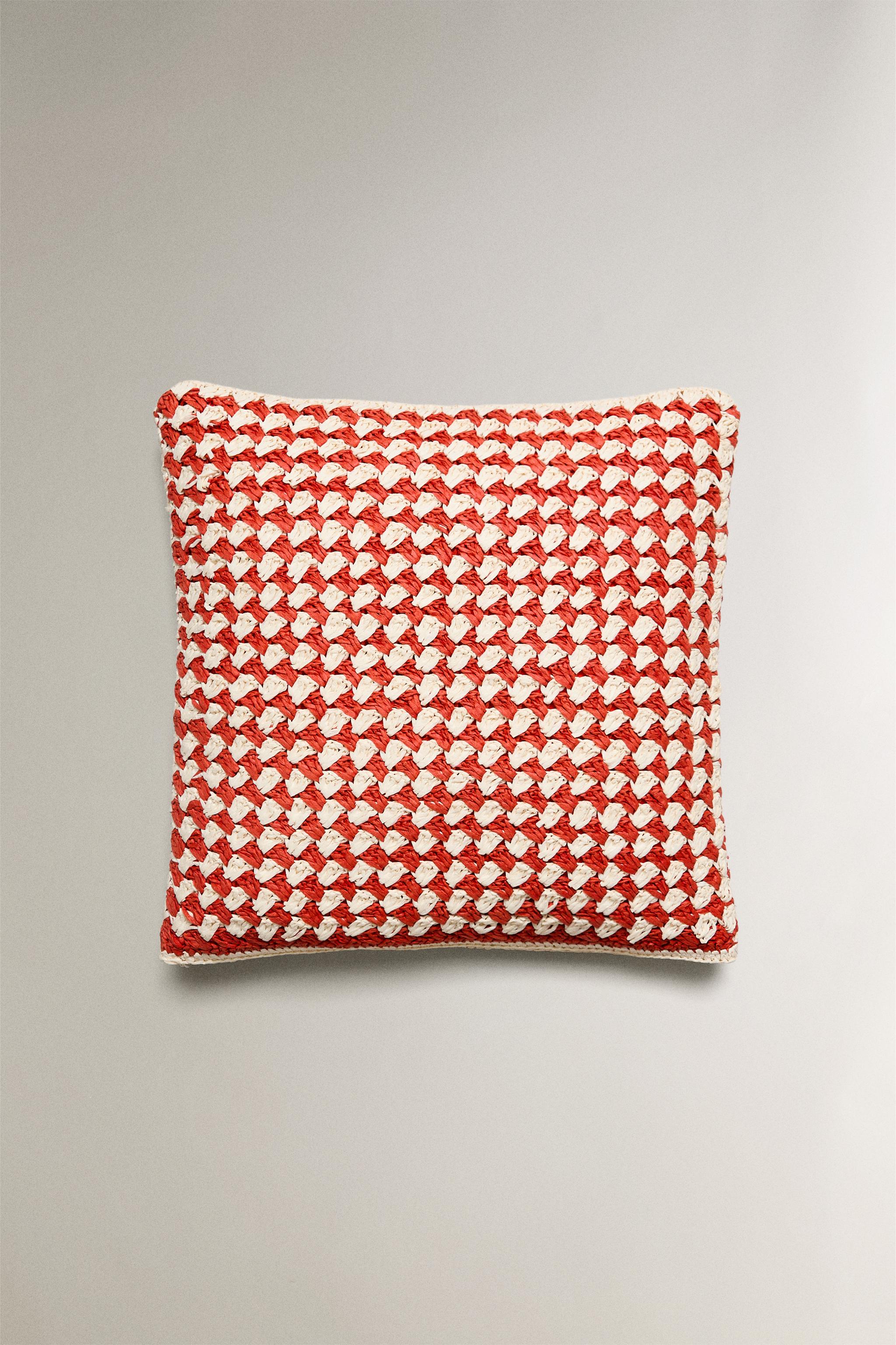 CROCHET THROW PILLOW COVER