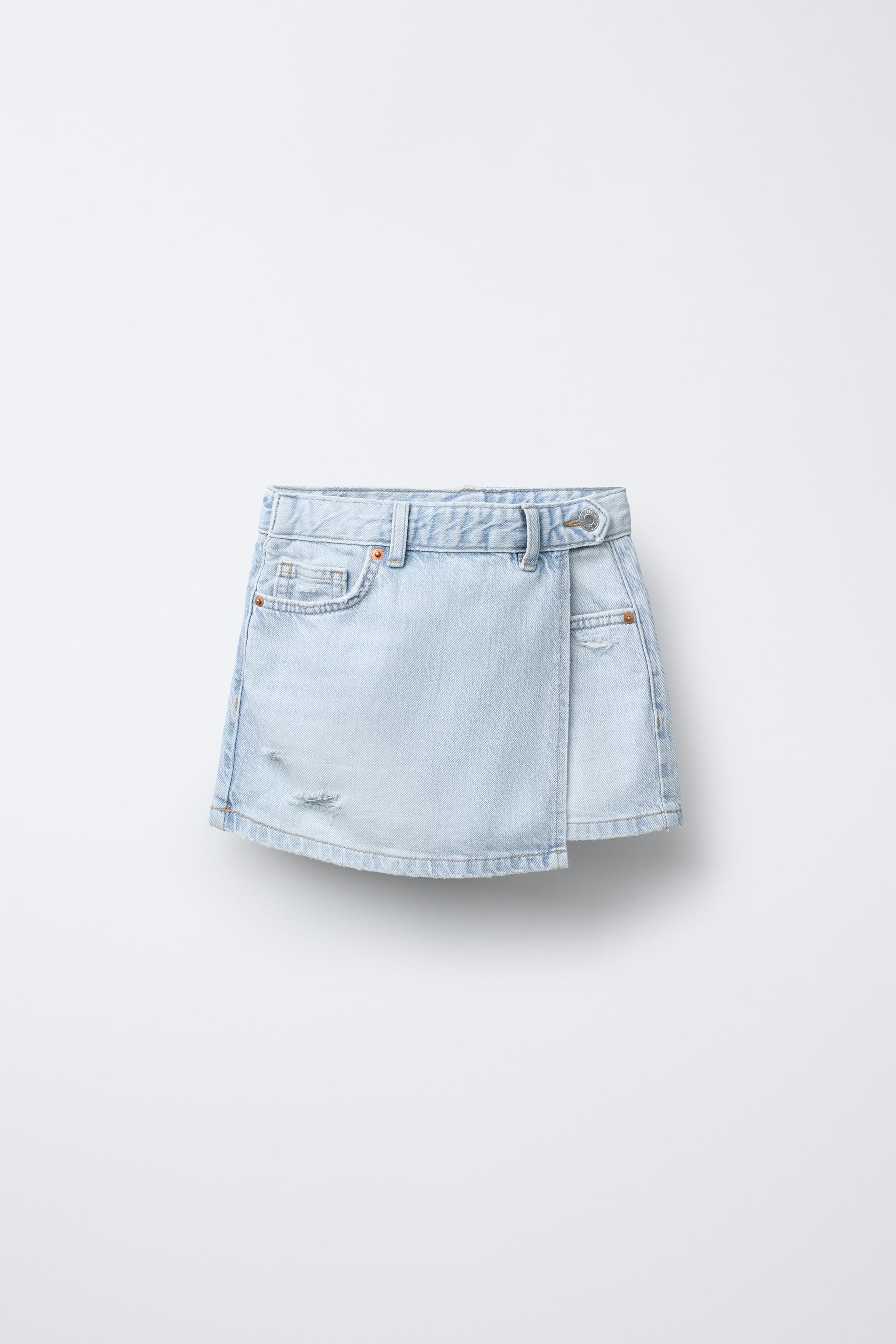 DENIM SKORT