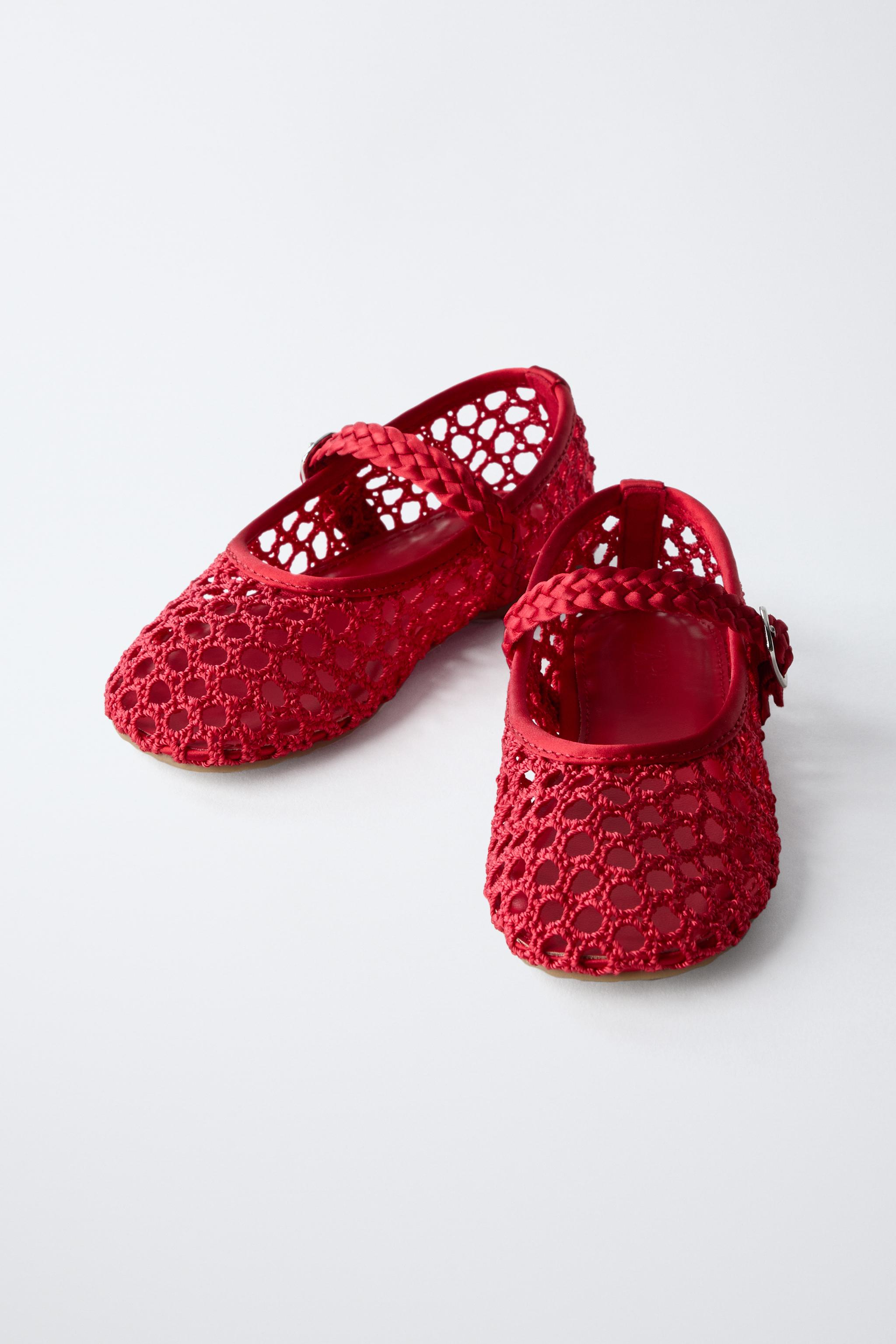OPENWORK BALLET FLATS