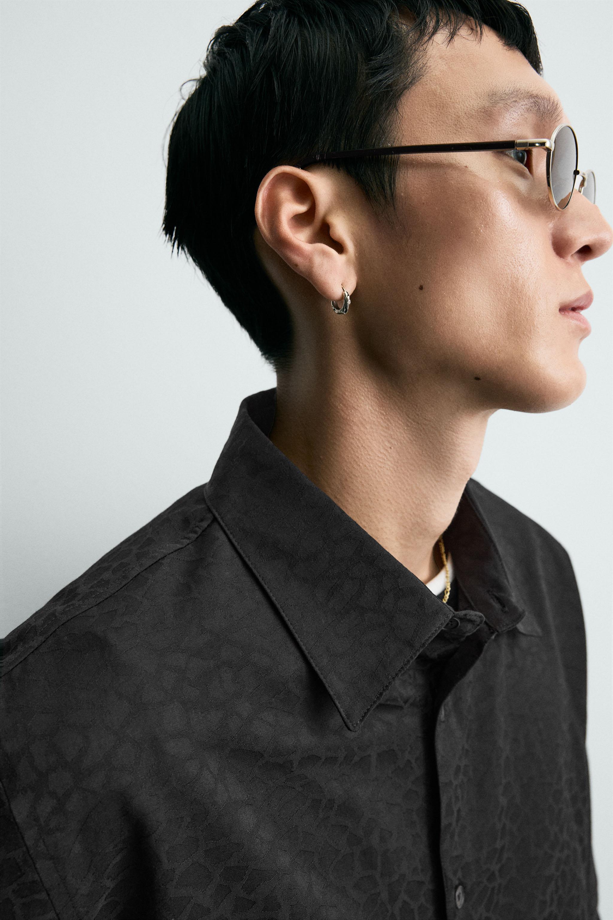 GEOMETRIC JACQUARD SHIRT