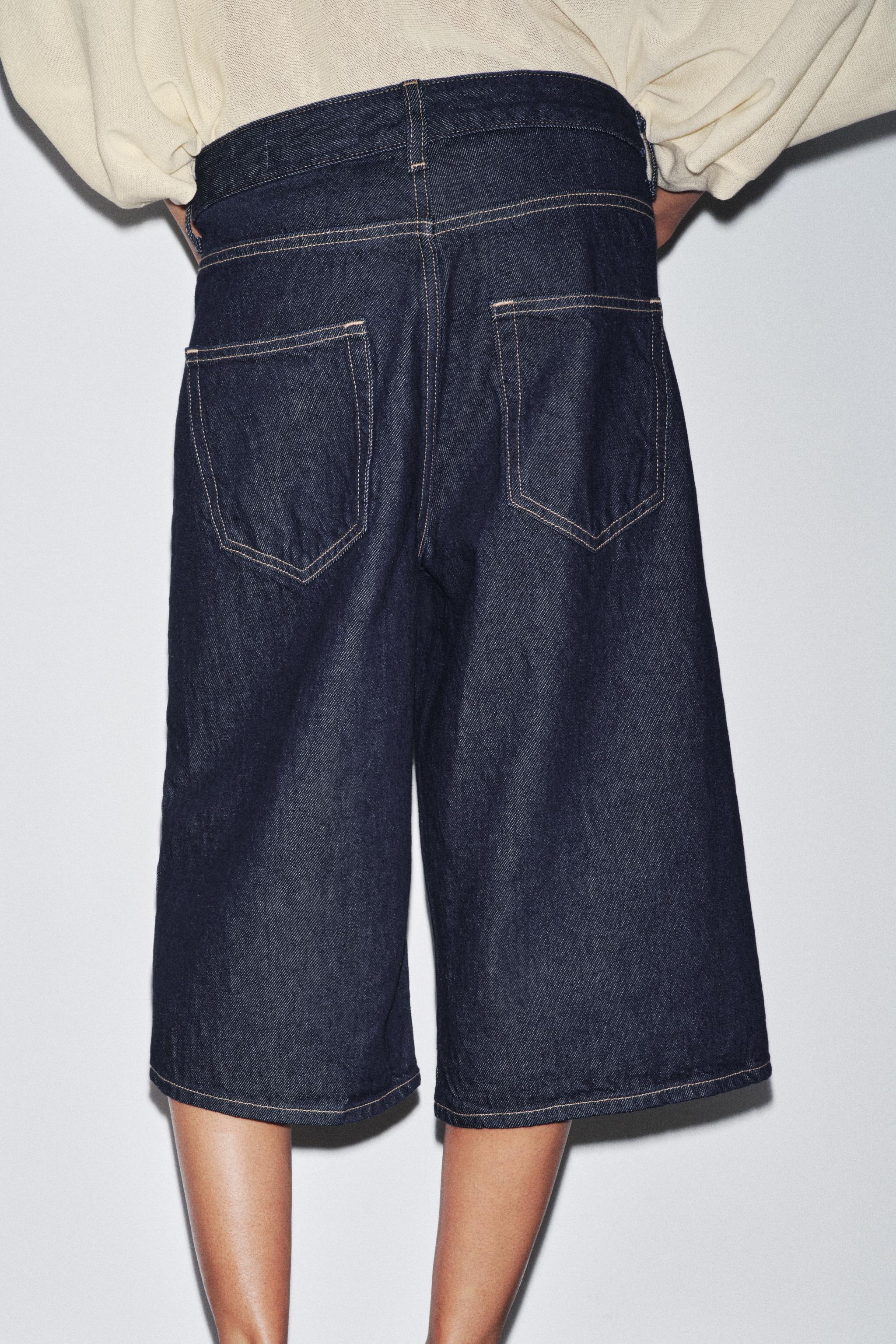 ZW COLLECTION DENIM LONG SHORTS