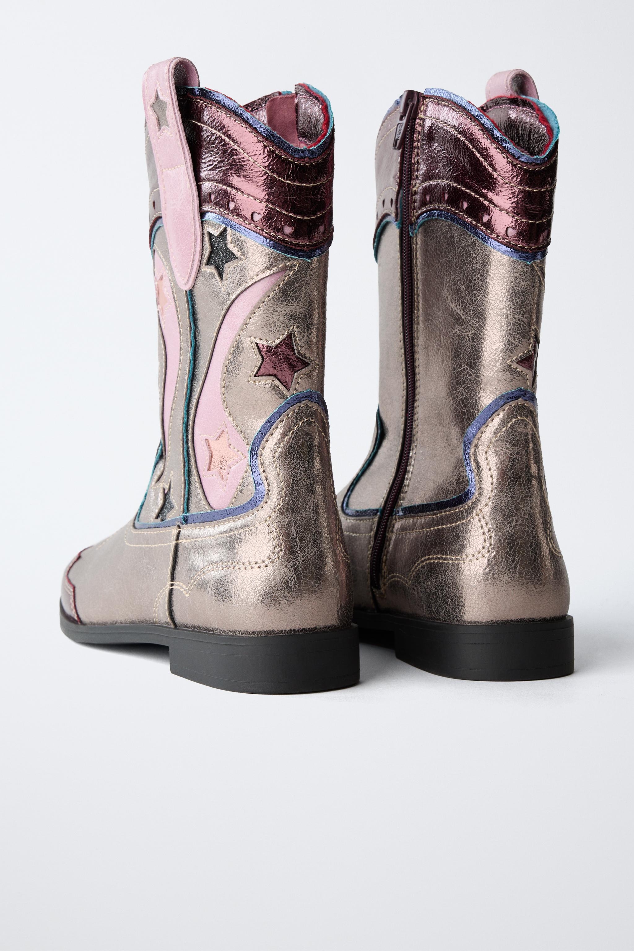 METALLIC COWBOY BOOTS