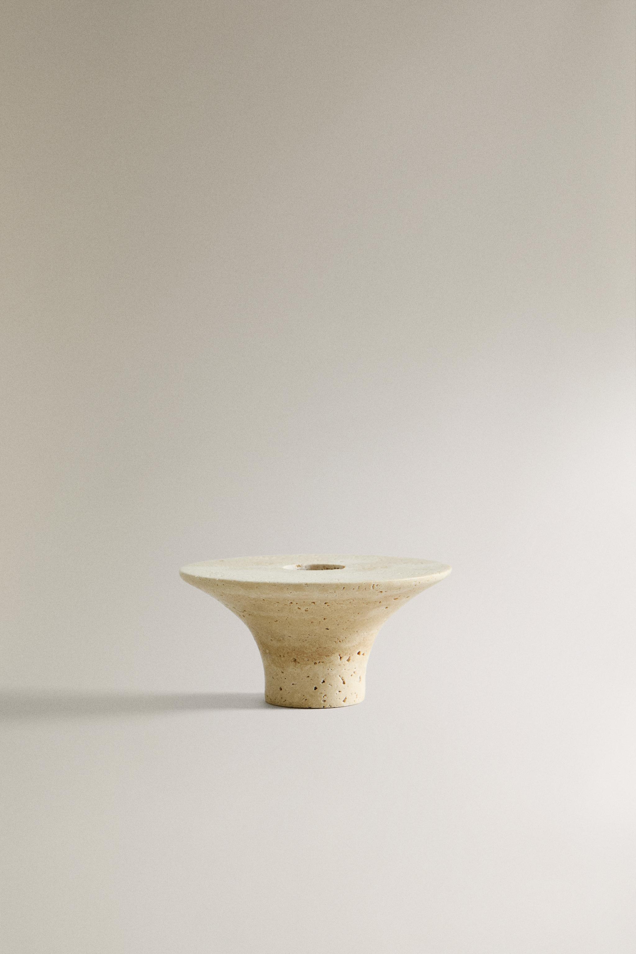 ROUND MARBLE TEALIGHT HOLDER