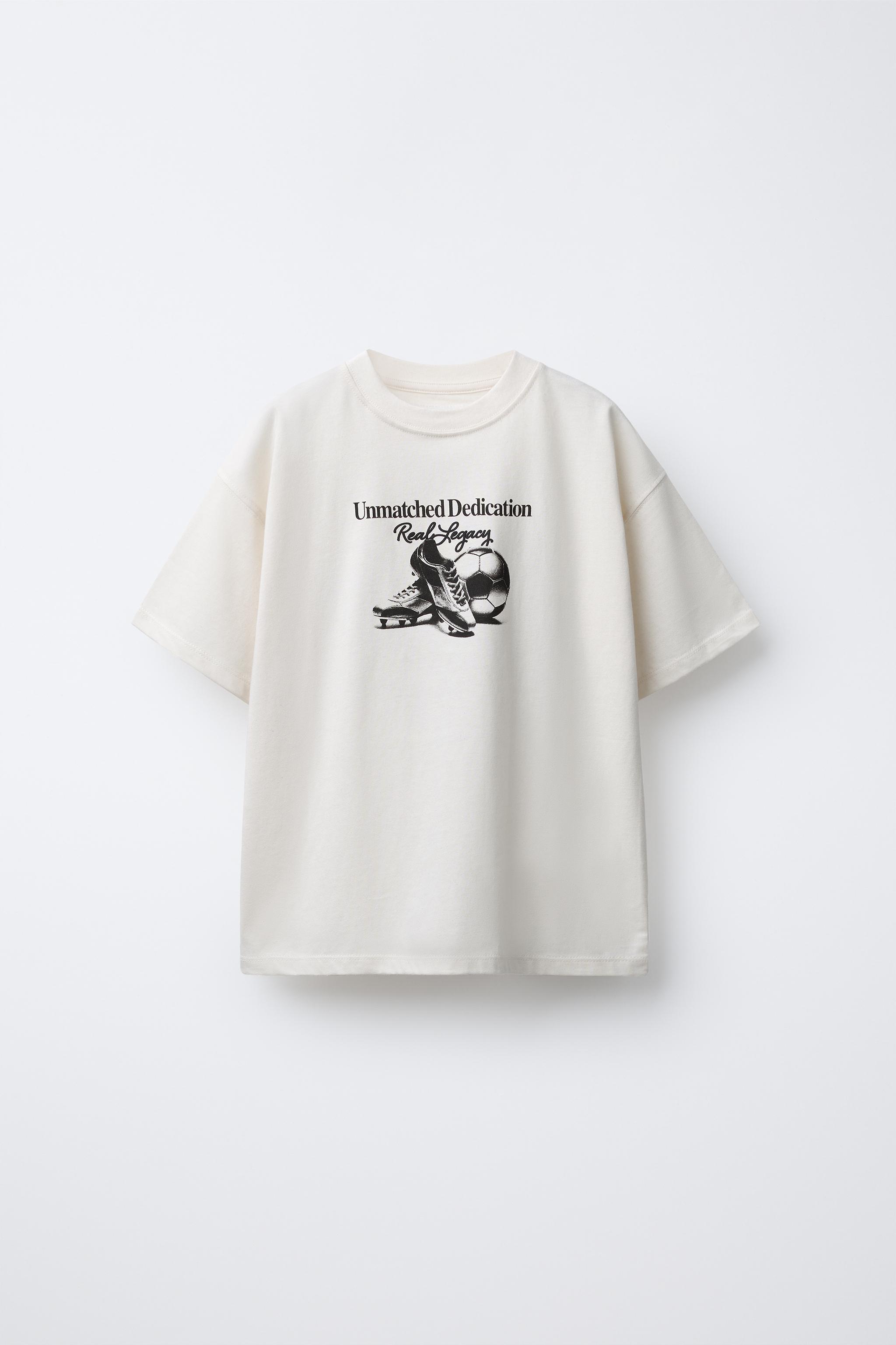 FOOTBALL PRINT T-SHIRT