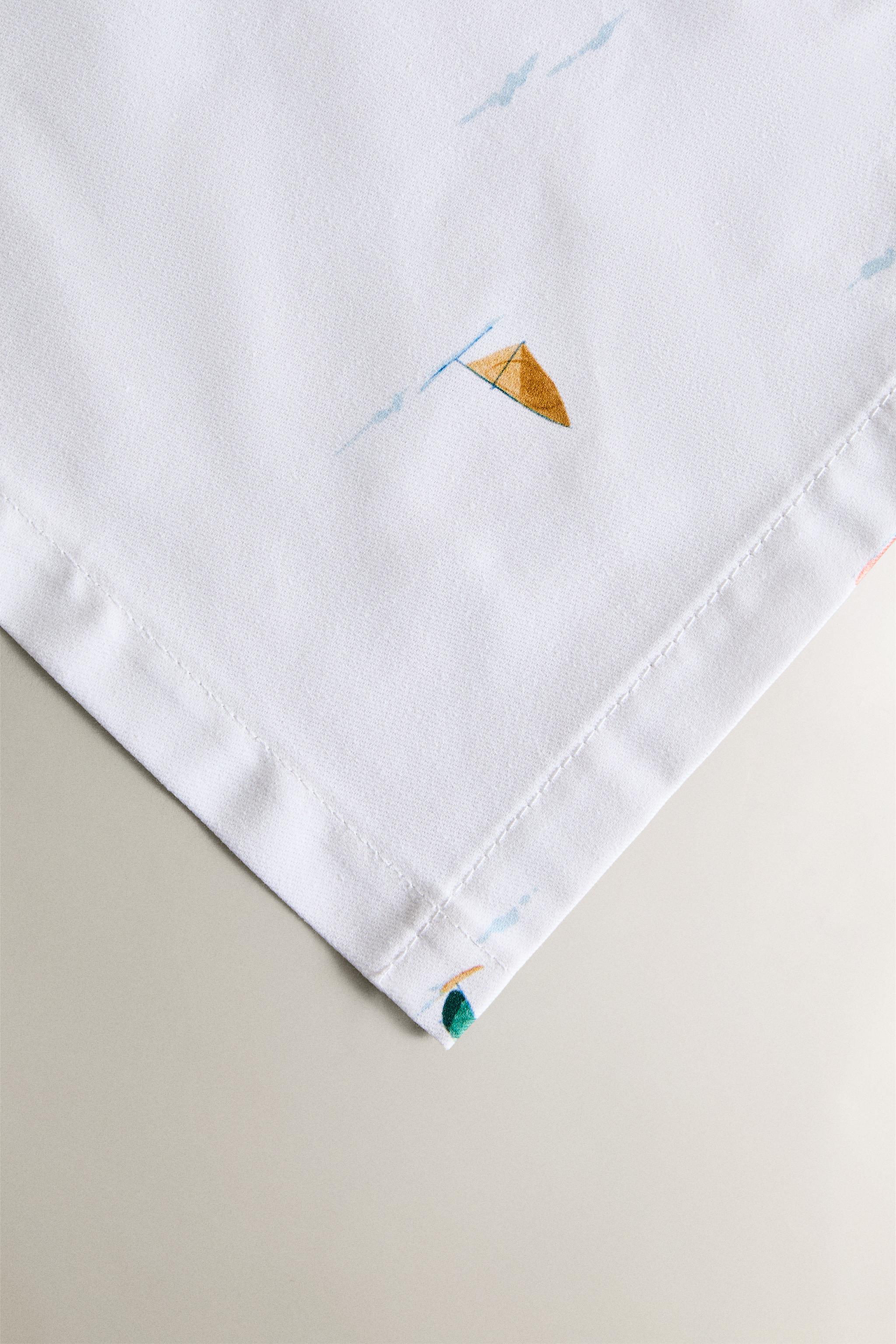 RESIN-COATED WINDSURF COTTON TABLECLOTH