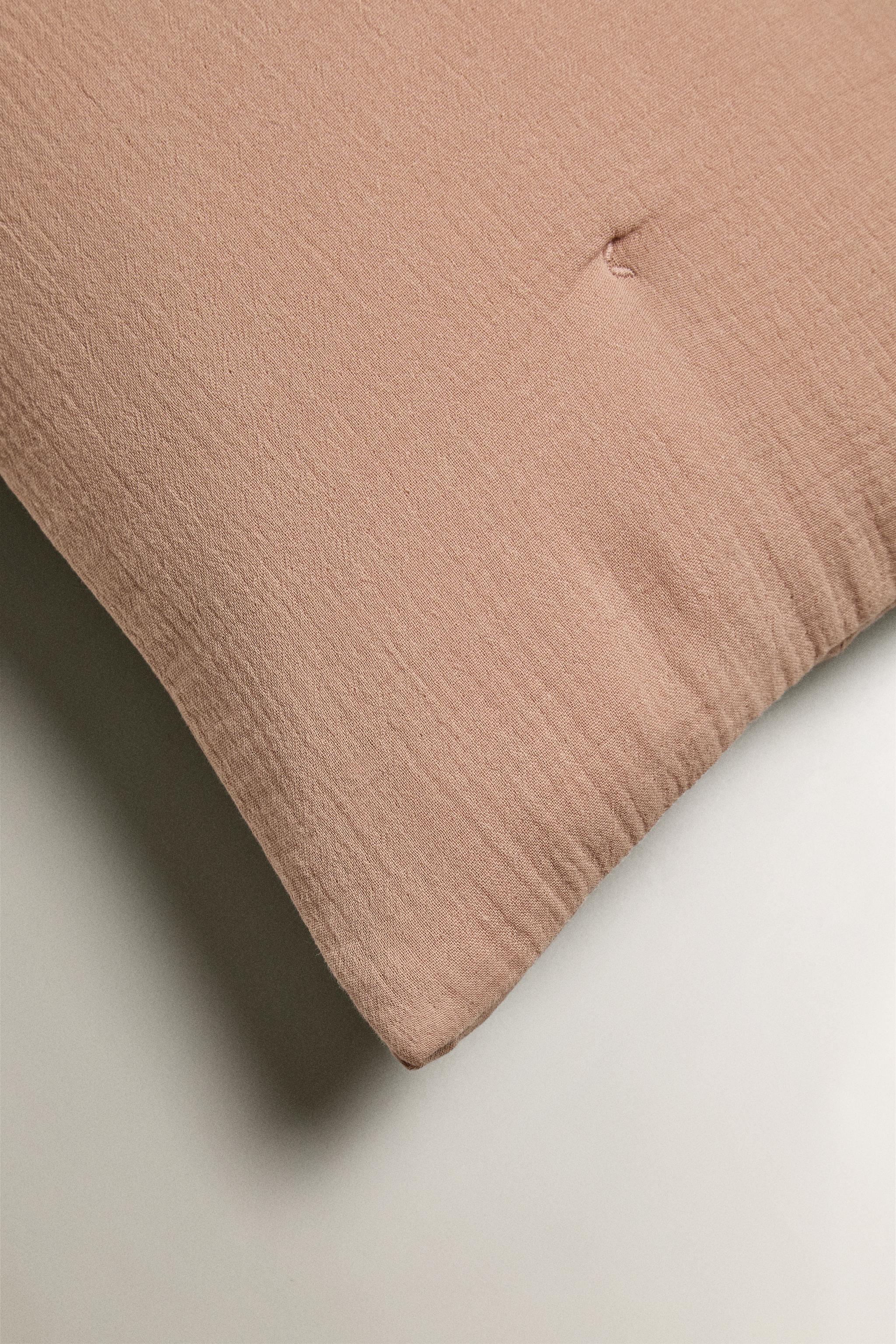 CHILDREN'S PLAIN MUSLIN THROW PILLOW COVER