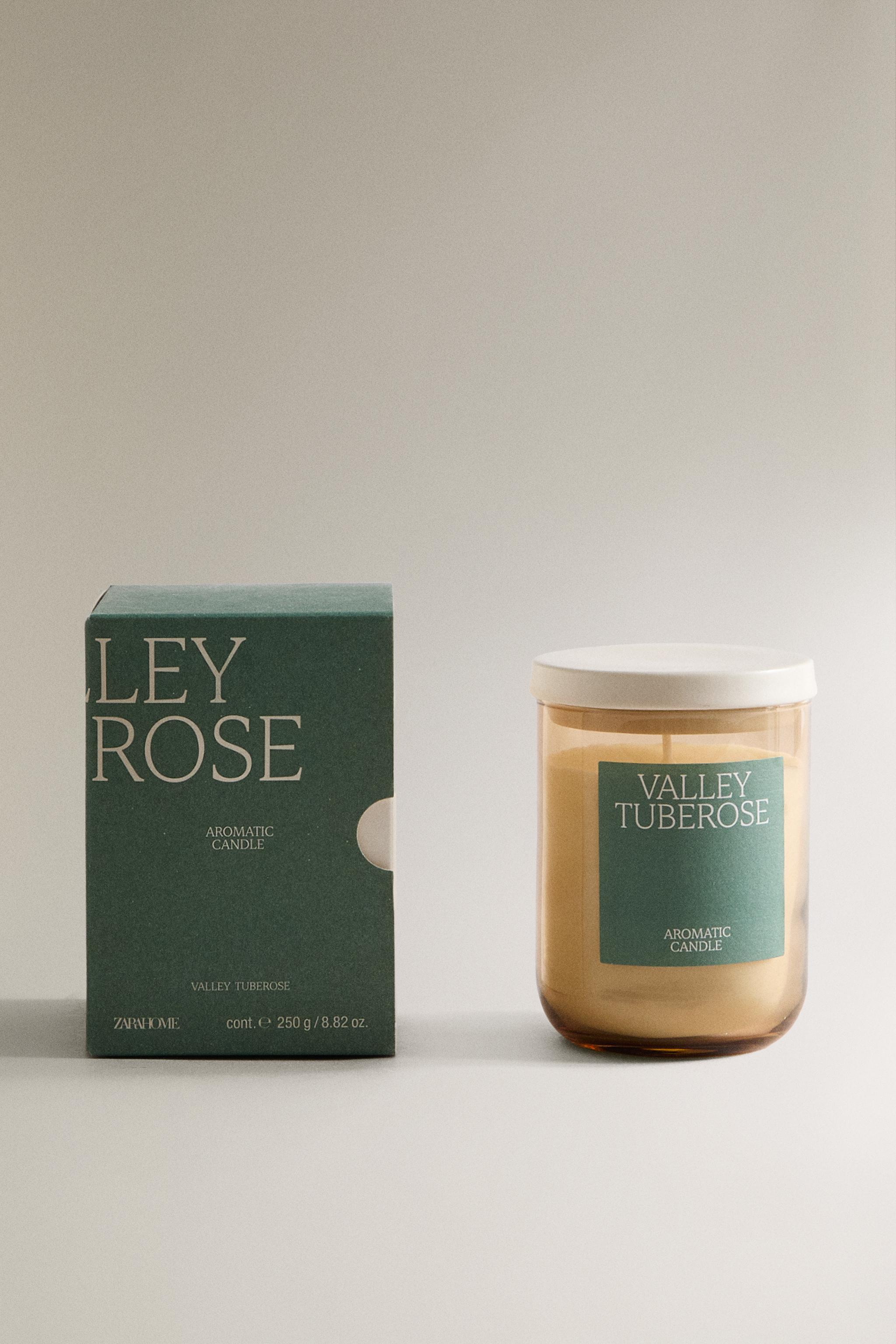 (250 G) VALLEY TUBEROSE SCENTED CANDLE