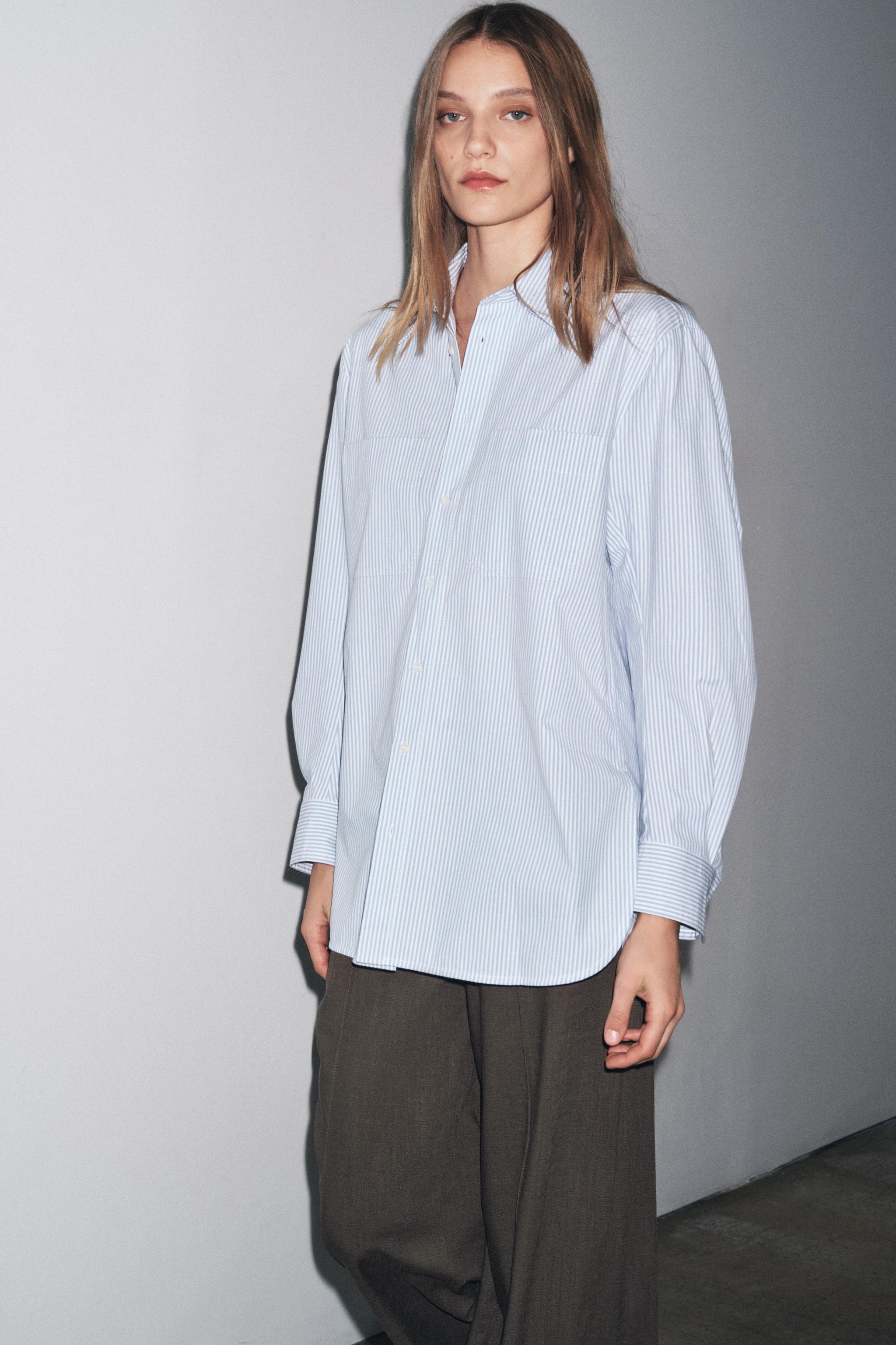 STRIPED POCKET SHIRT ZW COLLECTION