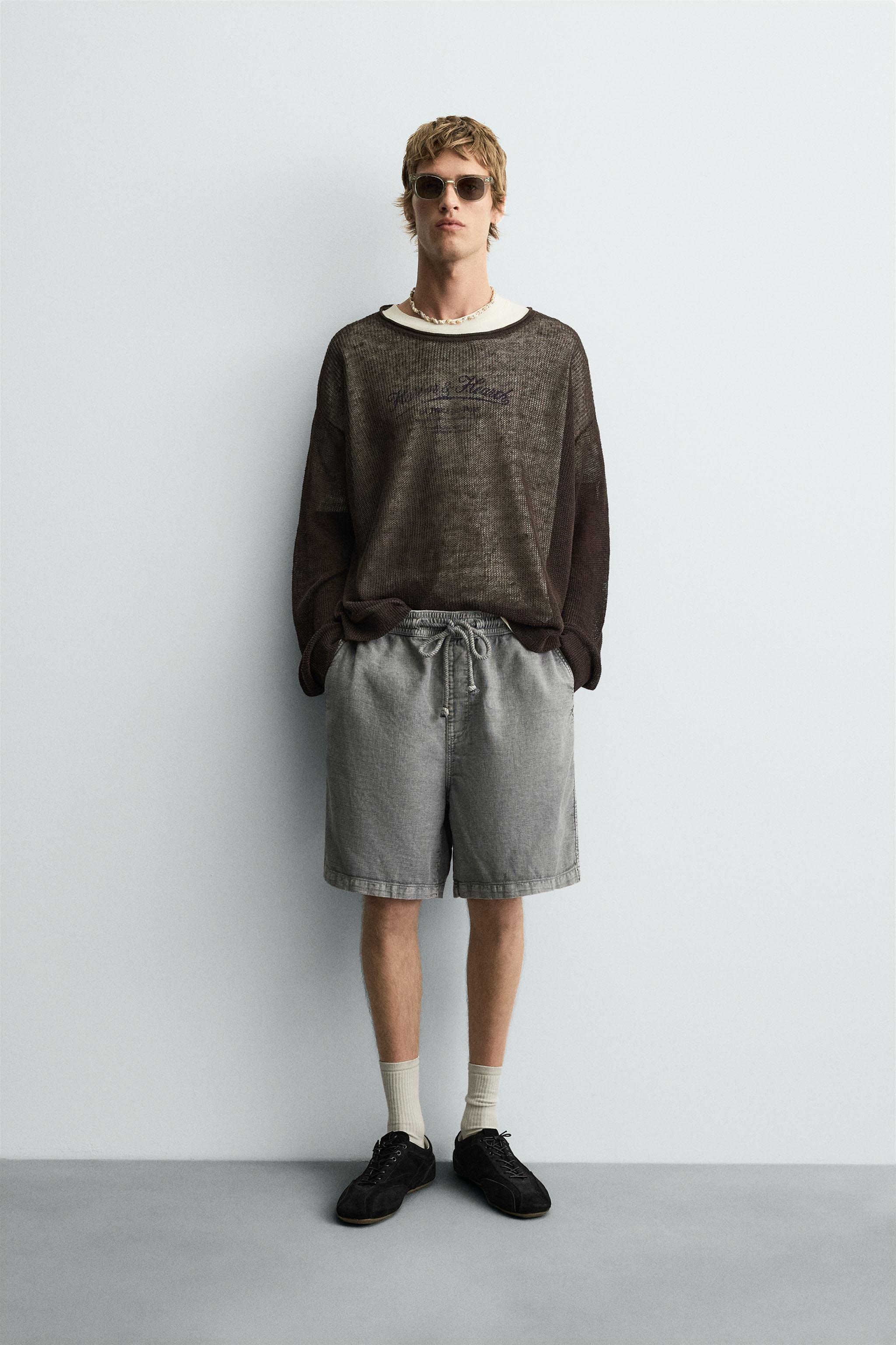 WASHED RELAXED FIT SHORTS