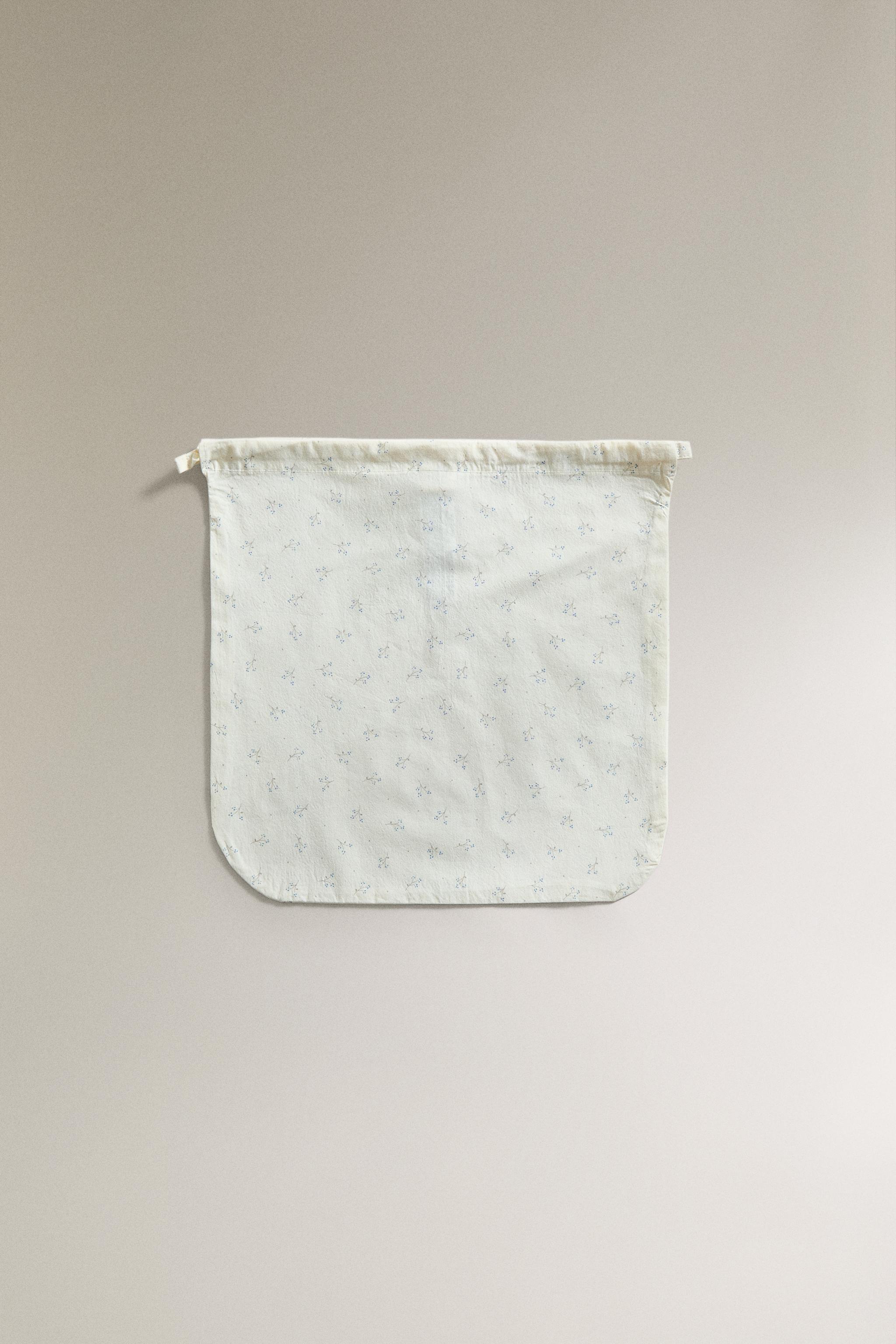 CHILDREN'S FLORAL LAUNDRY BAG