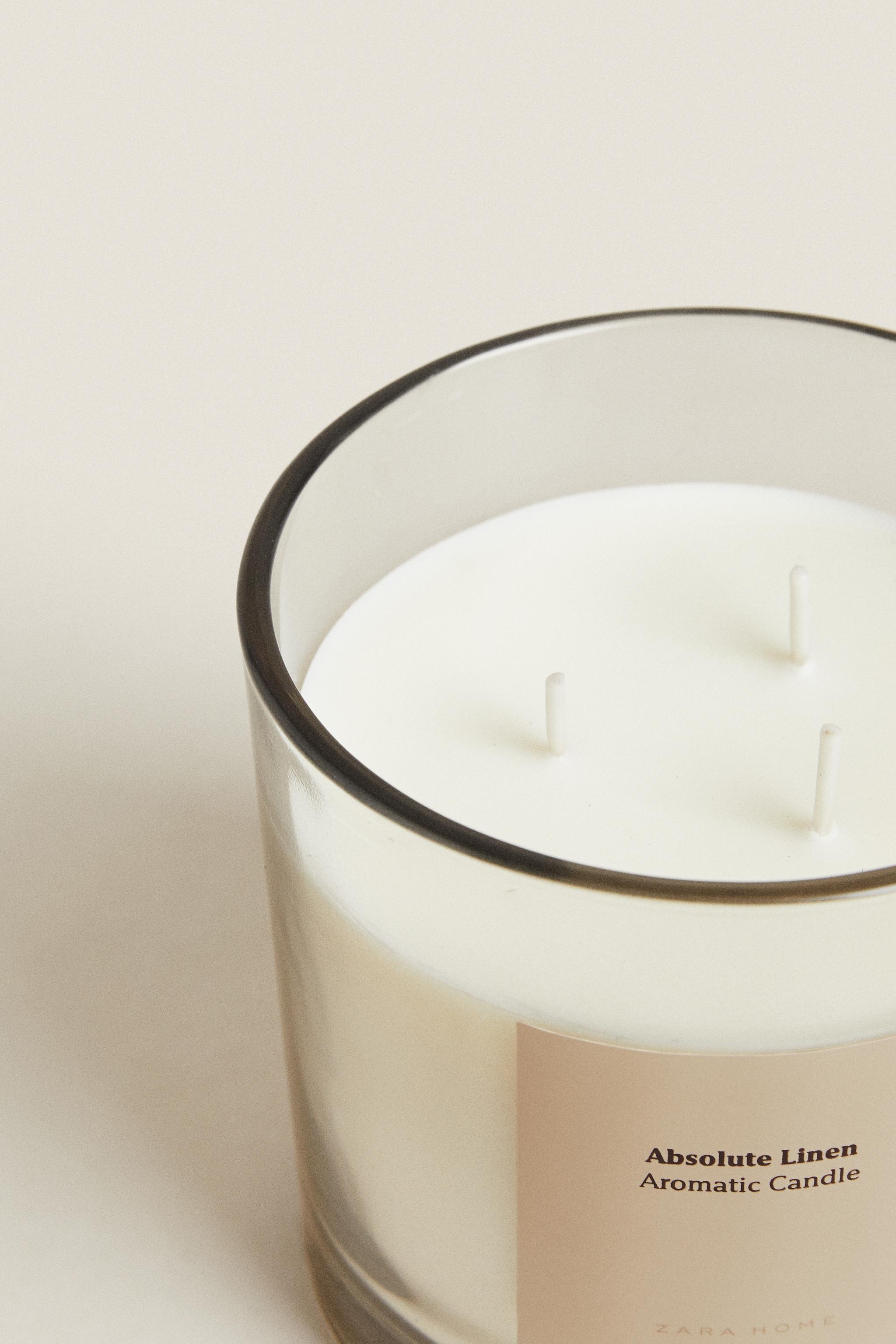 (620 G) ABSOLUTE LINEN SCENTED CANDLE