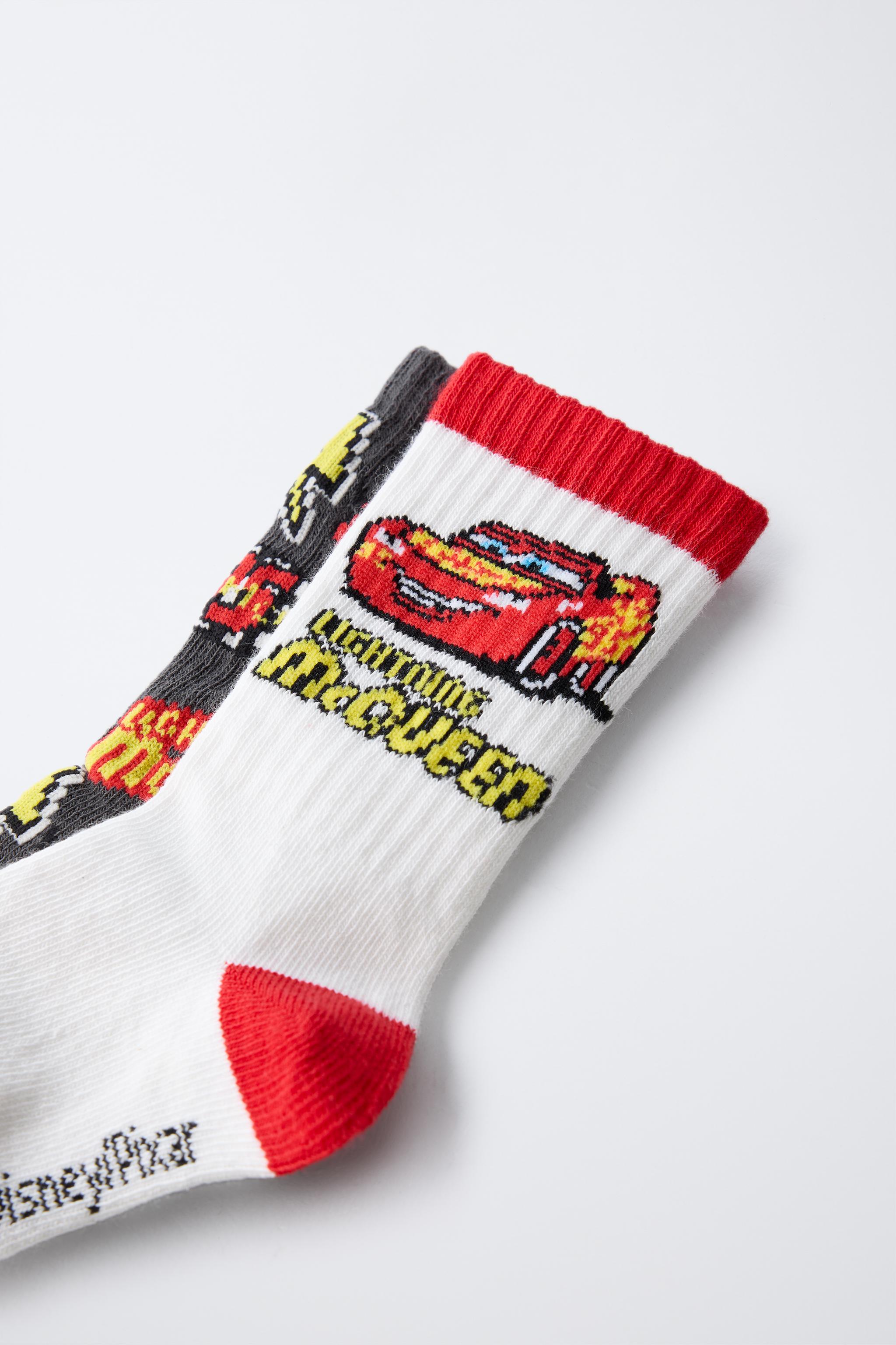 1-6 YEARS/ TWO-PACK OF CARS RAYO MCQUEEN © DISNEY SOCKS