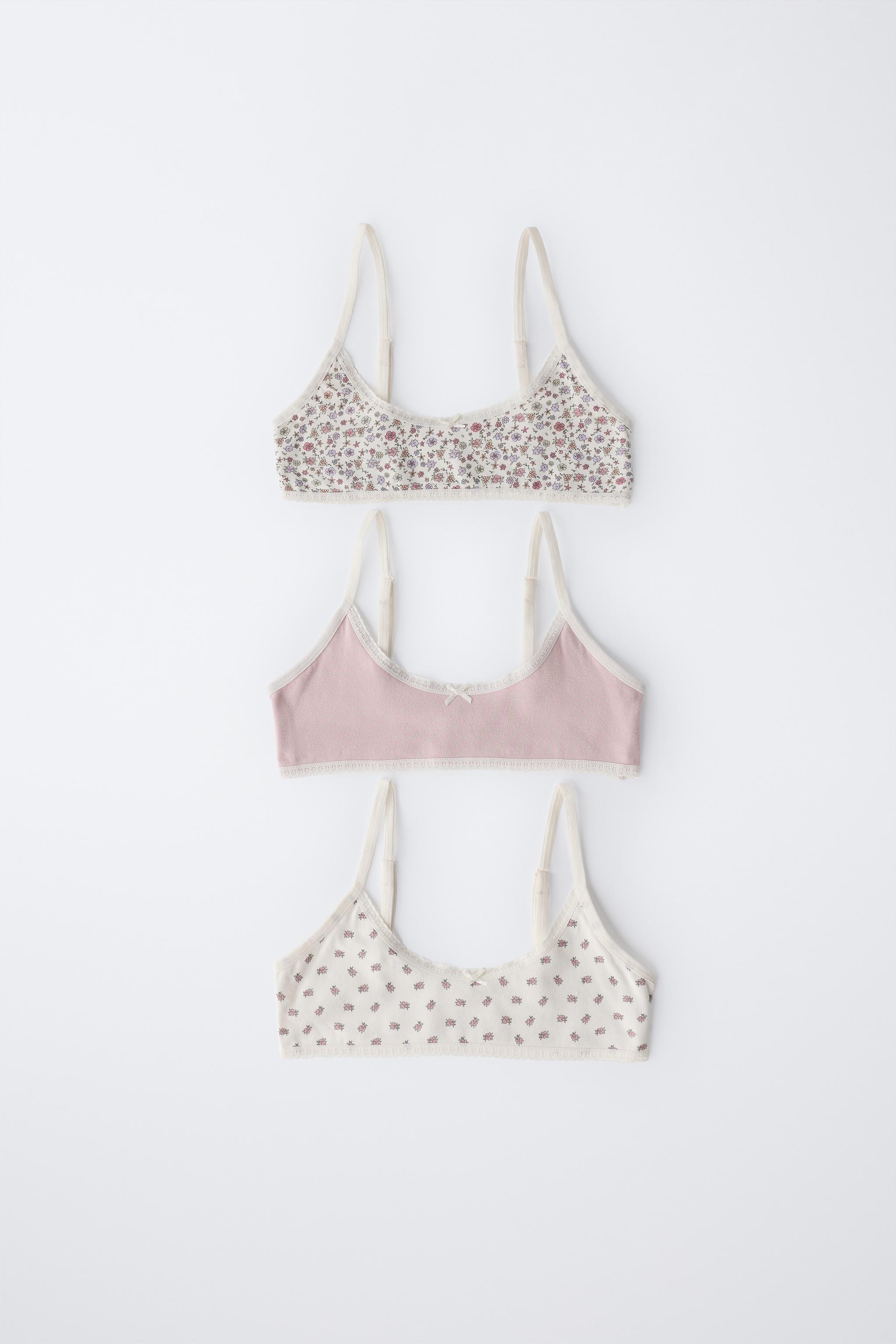 9-14 YEARS/ THREE-PACK FLORAL TOPS