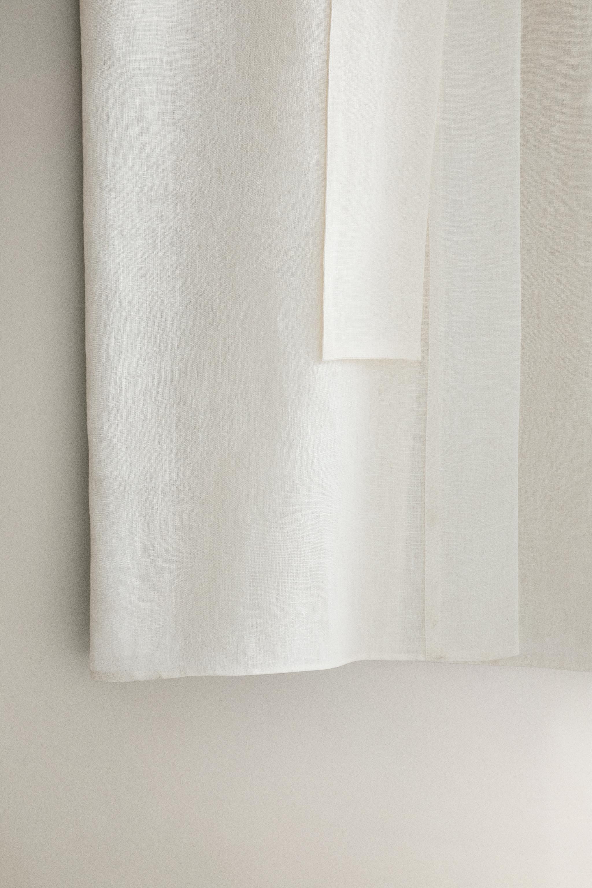 LINEN ROBE WITH BELT