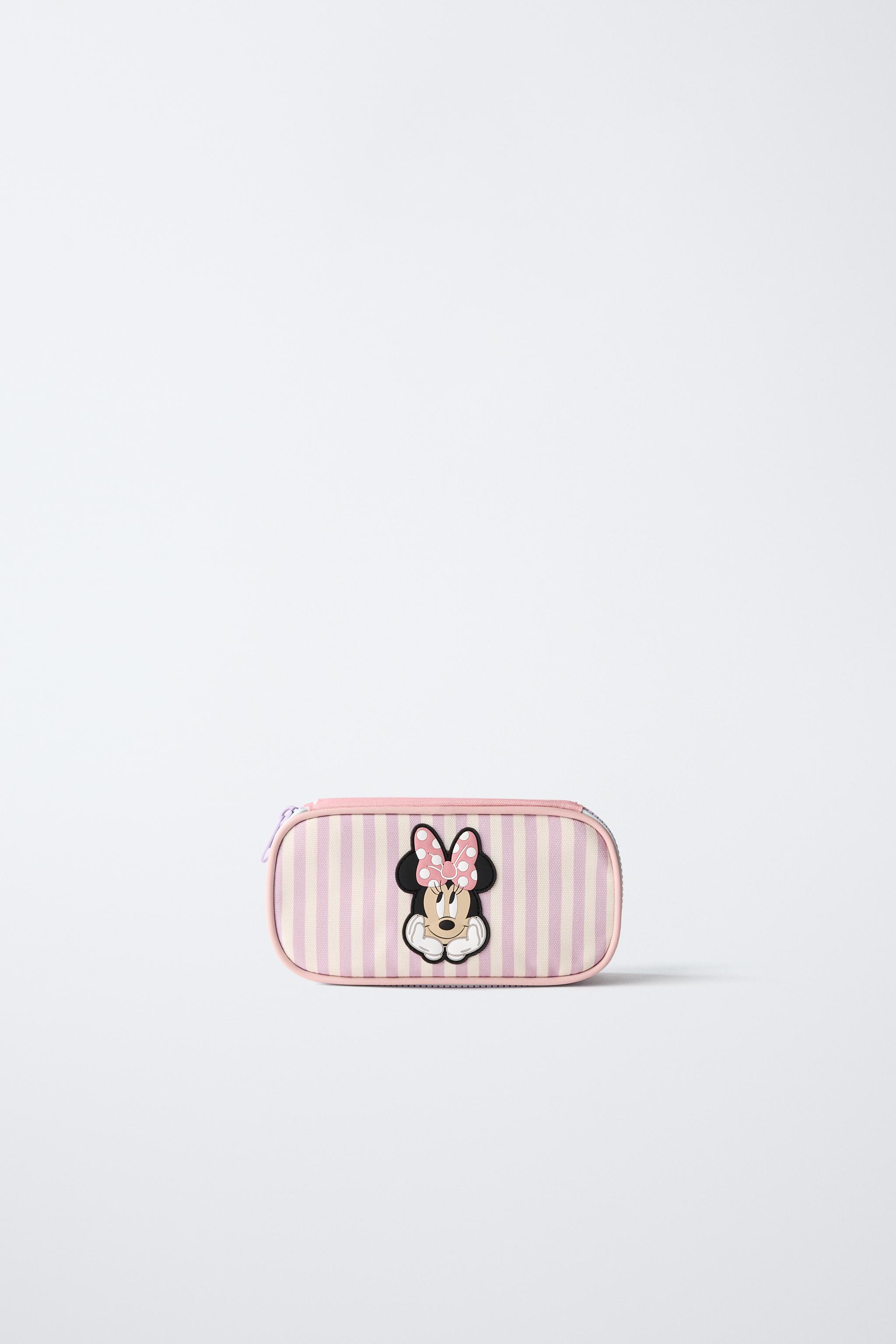 MINNIE MOUSE © DISNEY STRIPED PENCIL CASE