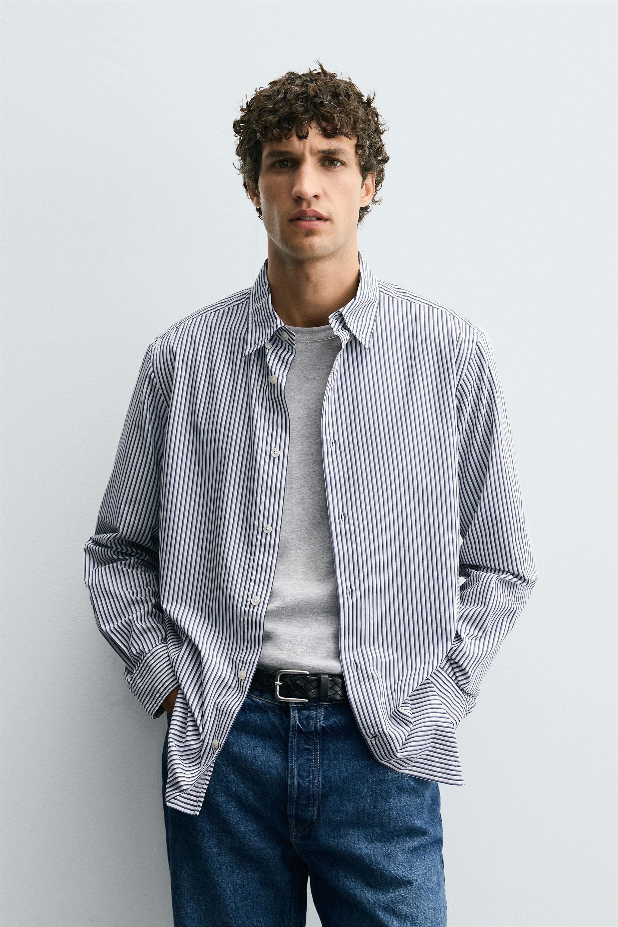 REGULAR FIT STRIPED SHIRT