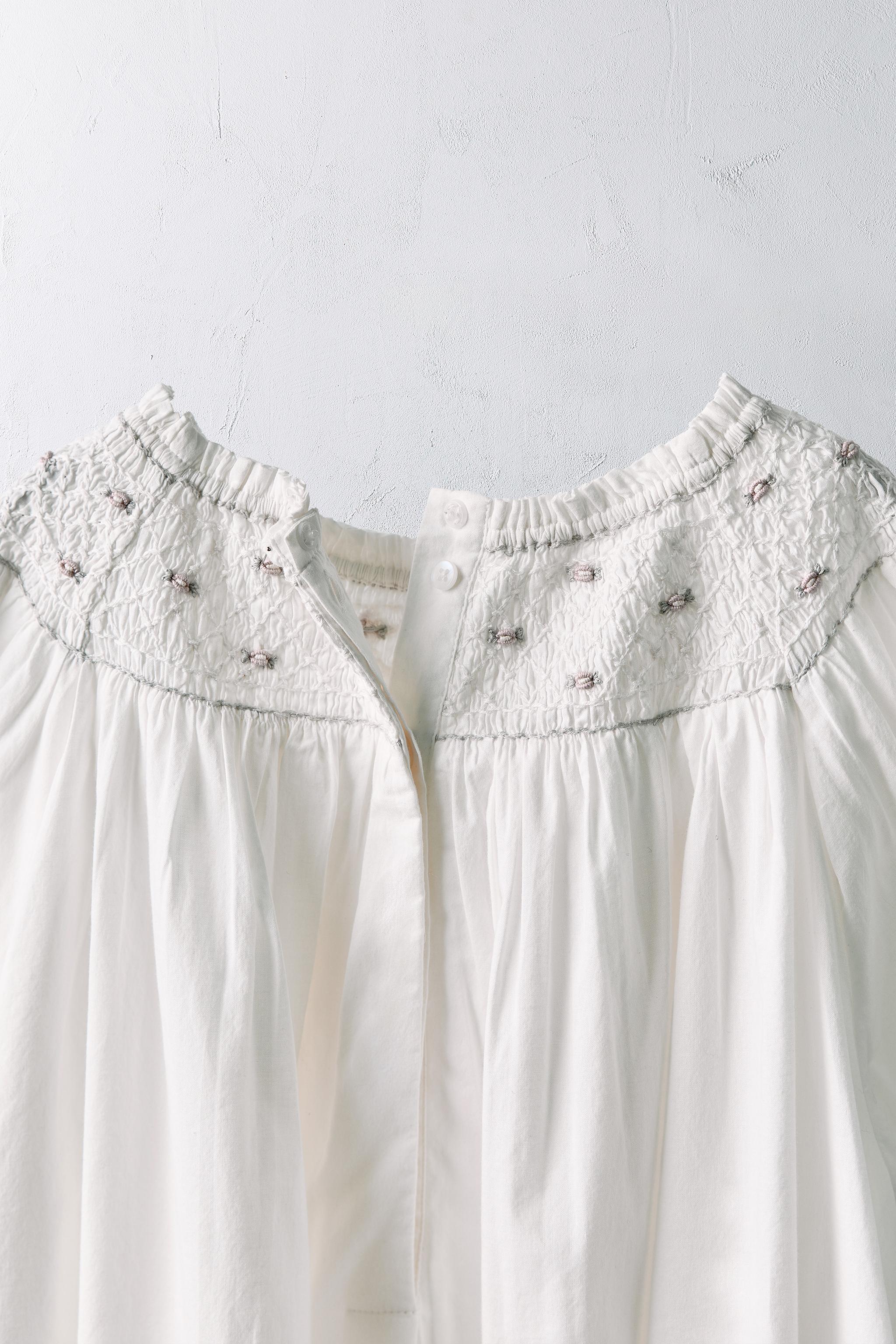 AGES 6-10/ LIMITED EDITION EMBROIDERED FLORAL DRESS