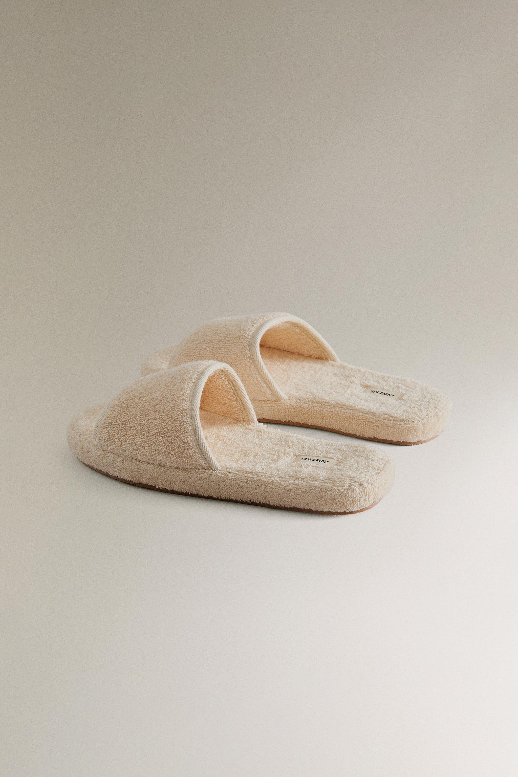 FLATFORM TERRYCLOTH SLIPPERS