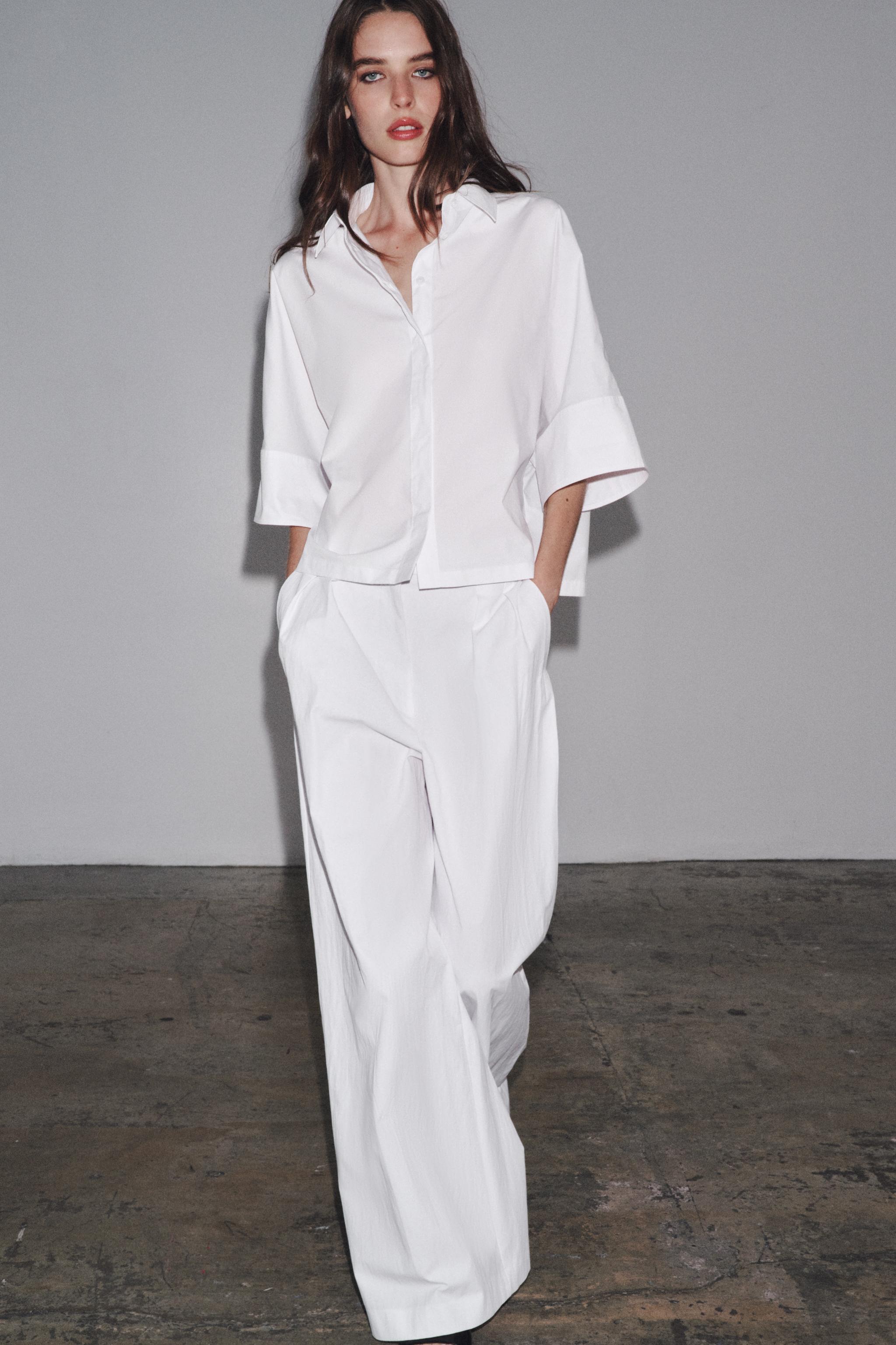 ZW COLLECTION POPLIN SHIRT