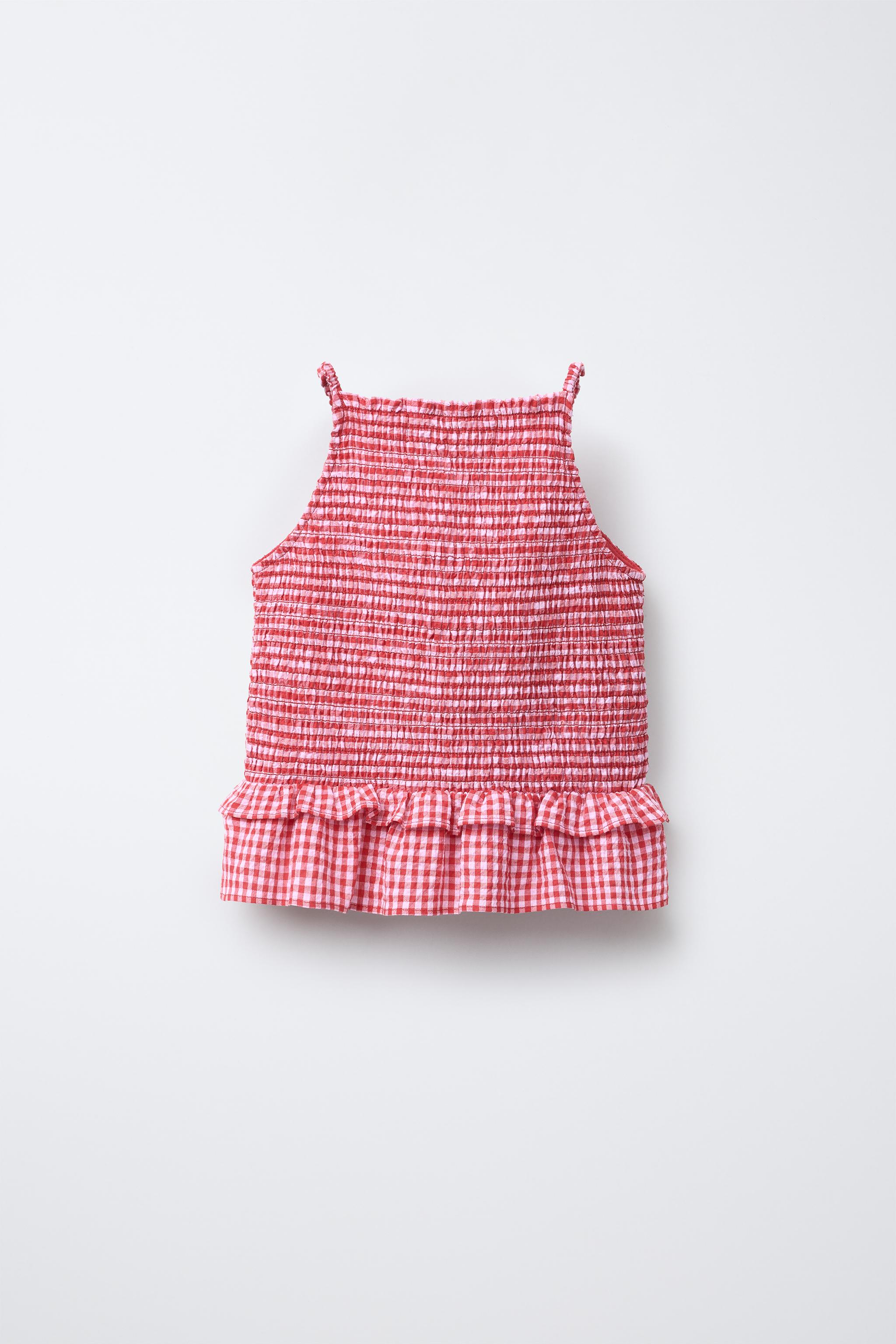 GINGHAM HALTER TOP