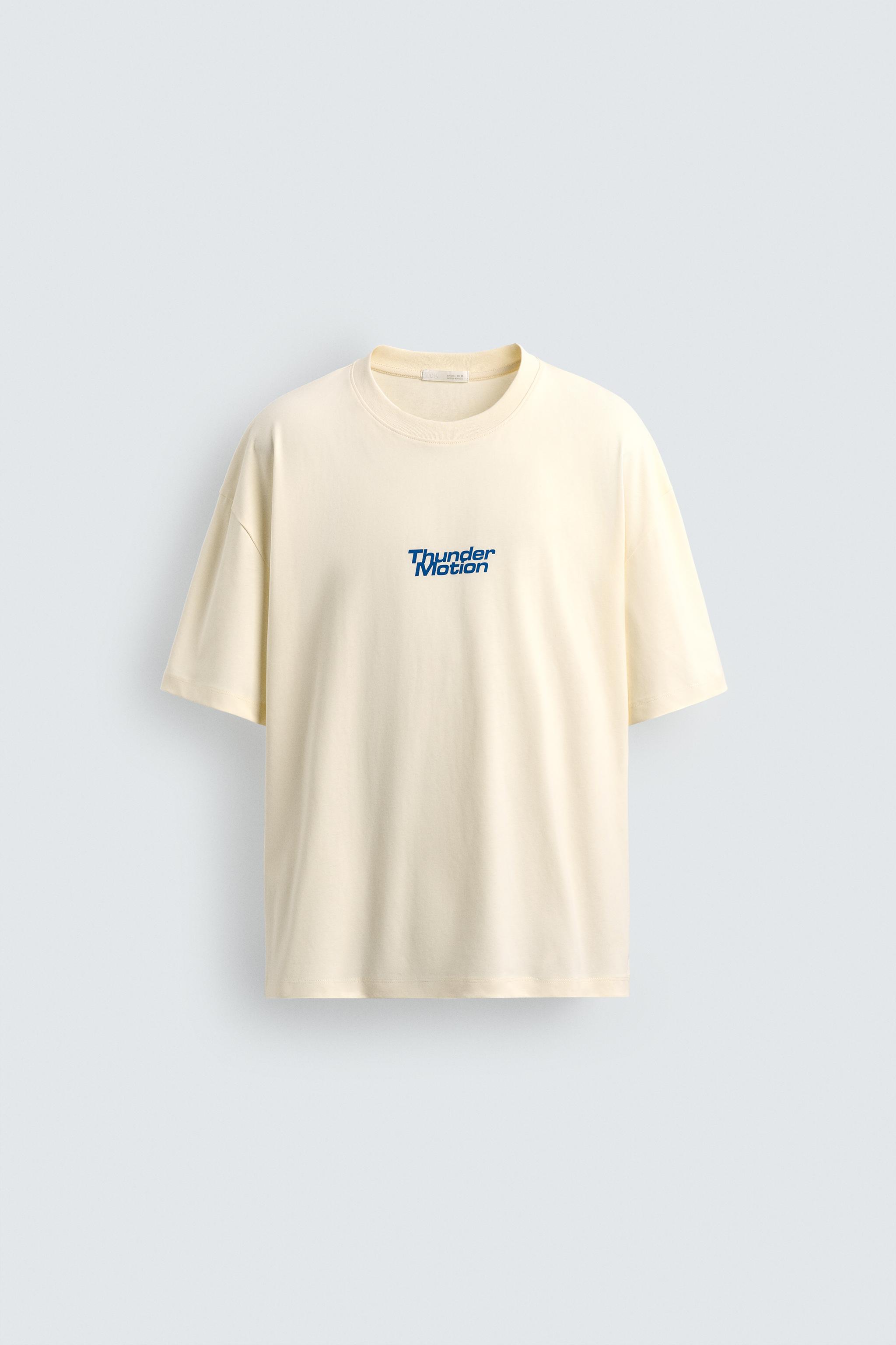 CONTRAST PRINT T-SHIRT