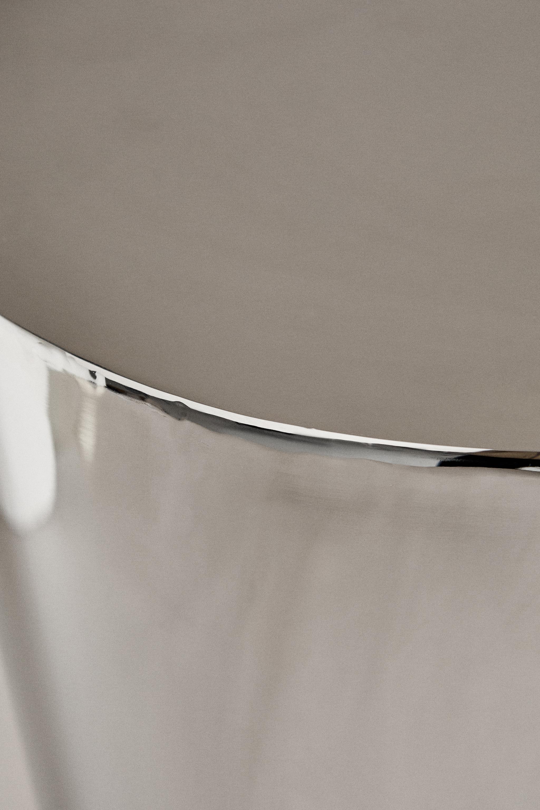 STAINLESS STEEL SIDE TABLE