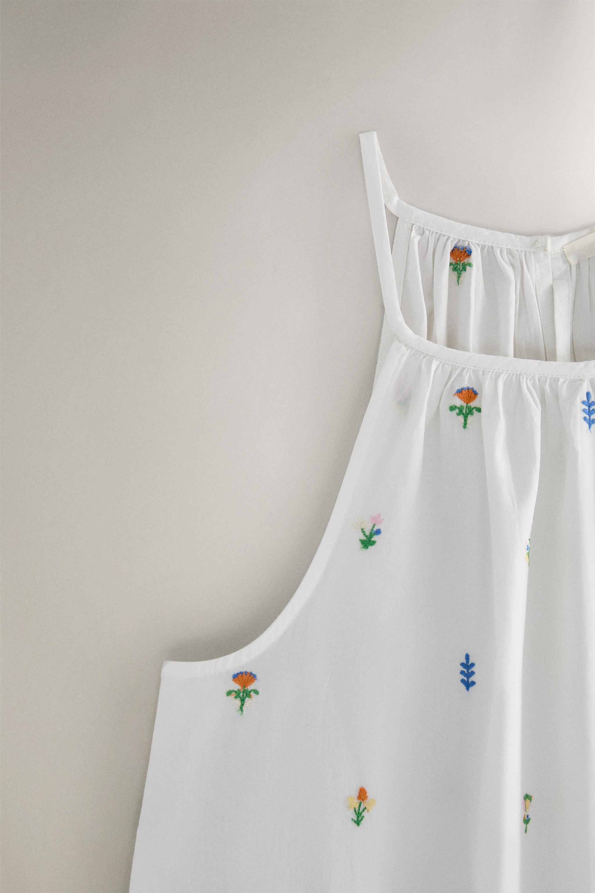 COTTON NIGHTGOWN WITH MINI FLOWERS