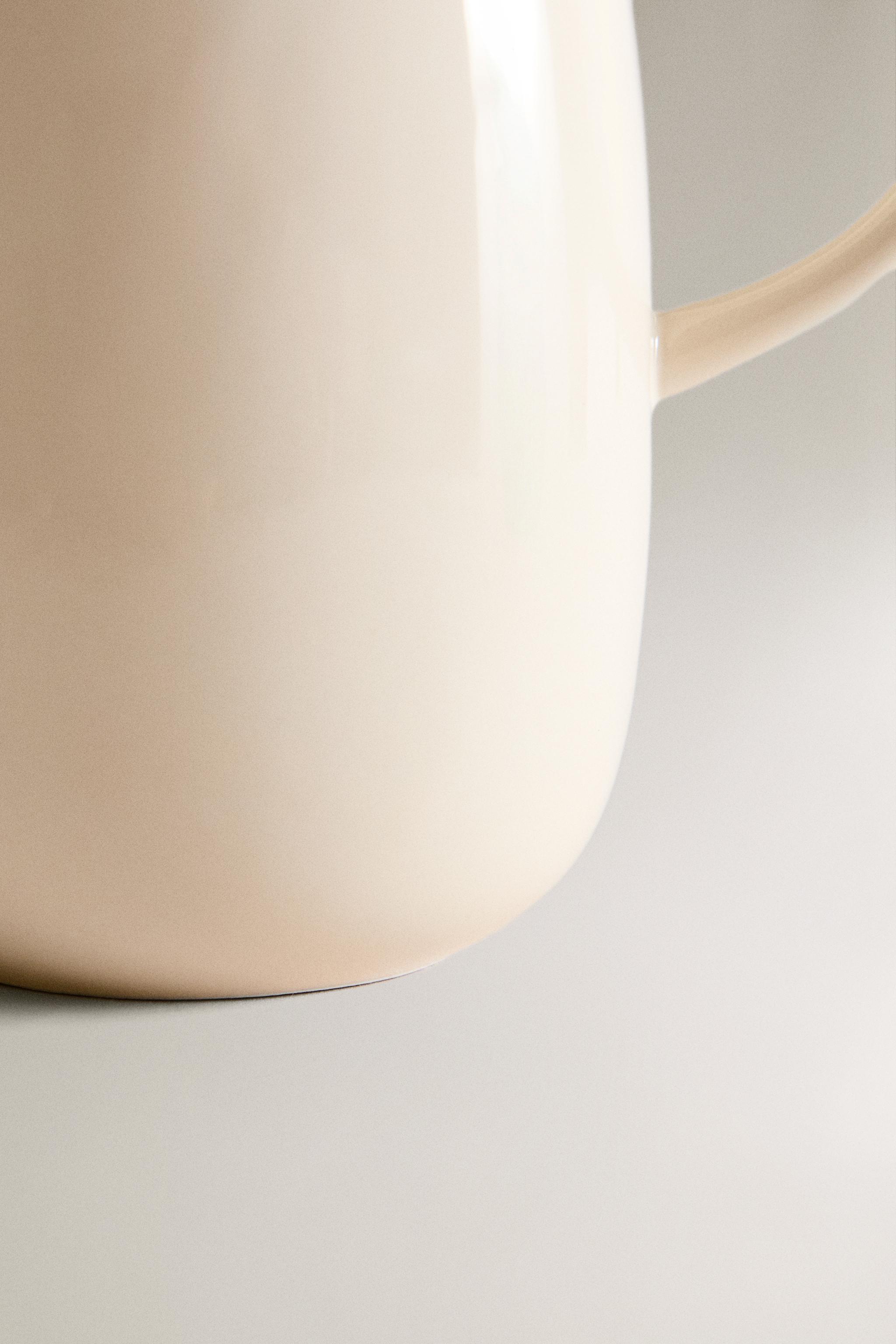 PLAIN STONEWARE MILK PITCHER