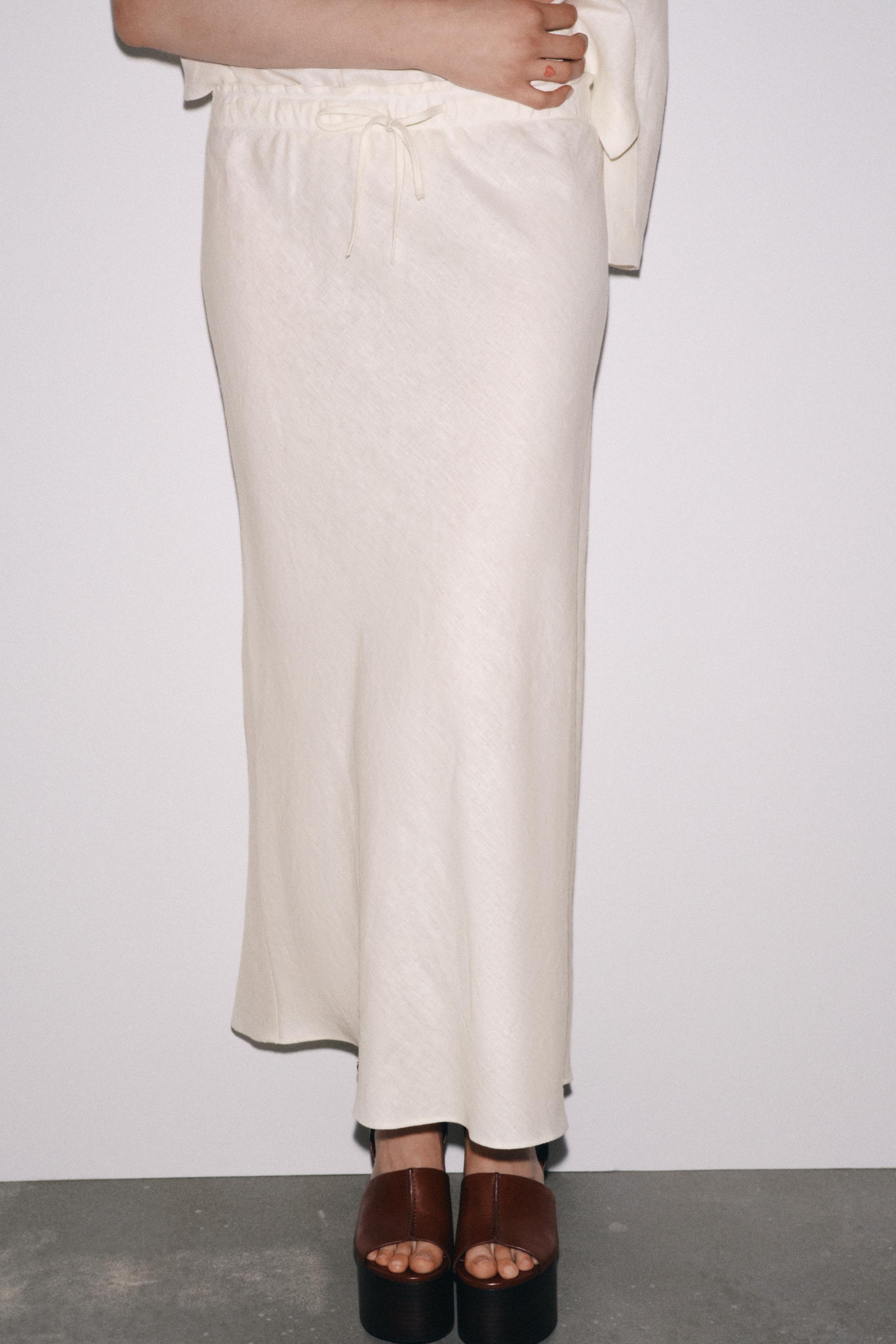 ZW COLLECTION LINEN SHORT SLEEVE TOP