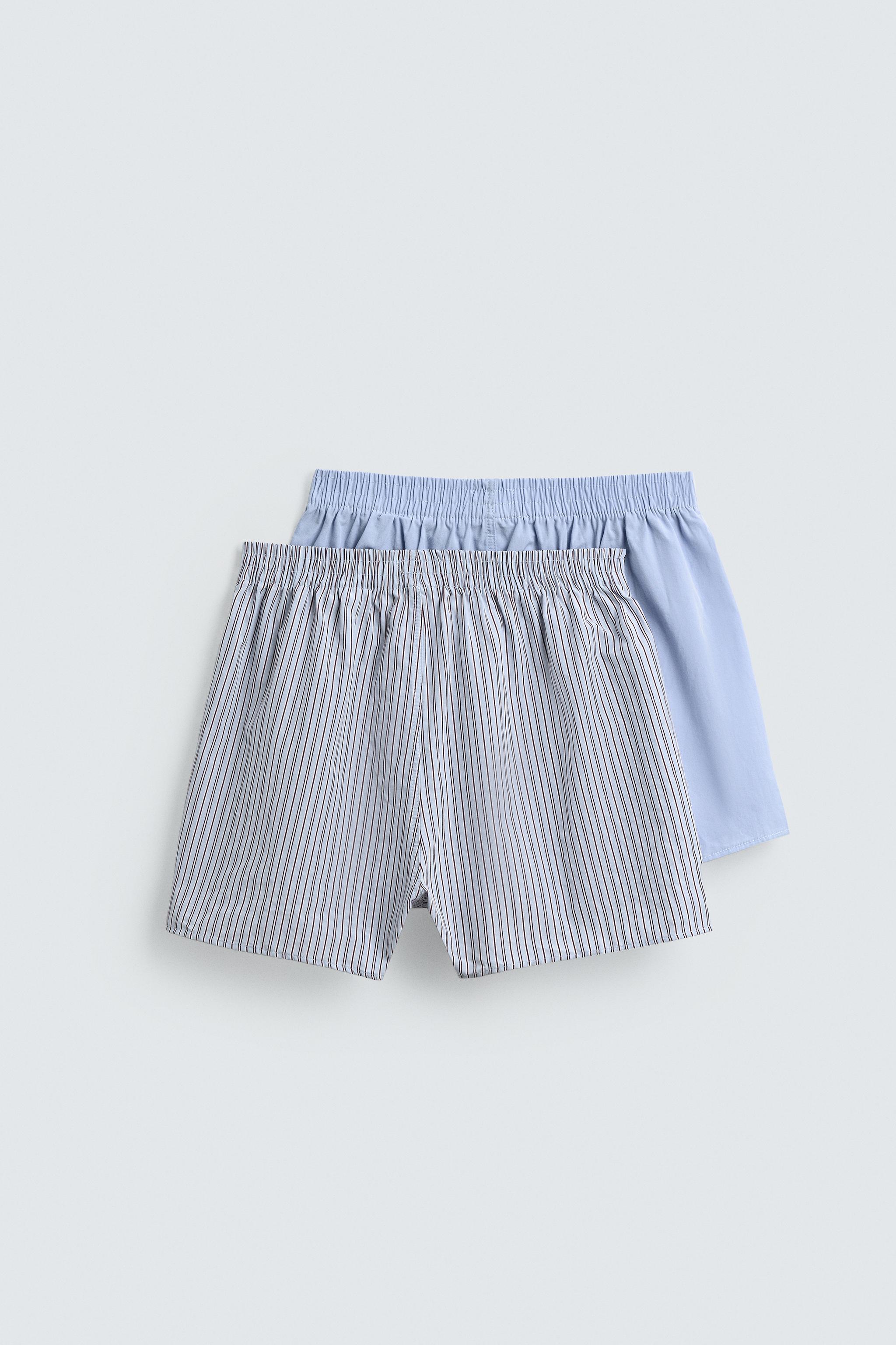 COMBINATION POPLIN BOXERS 2-PACK