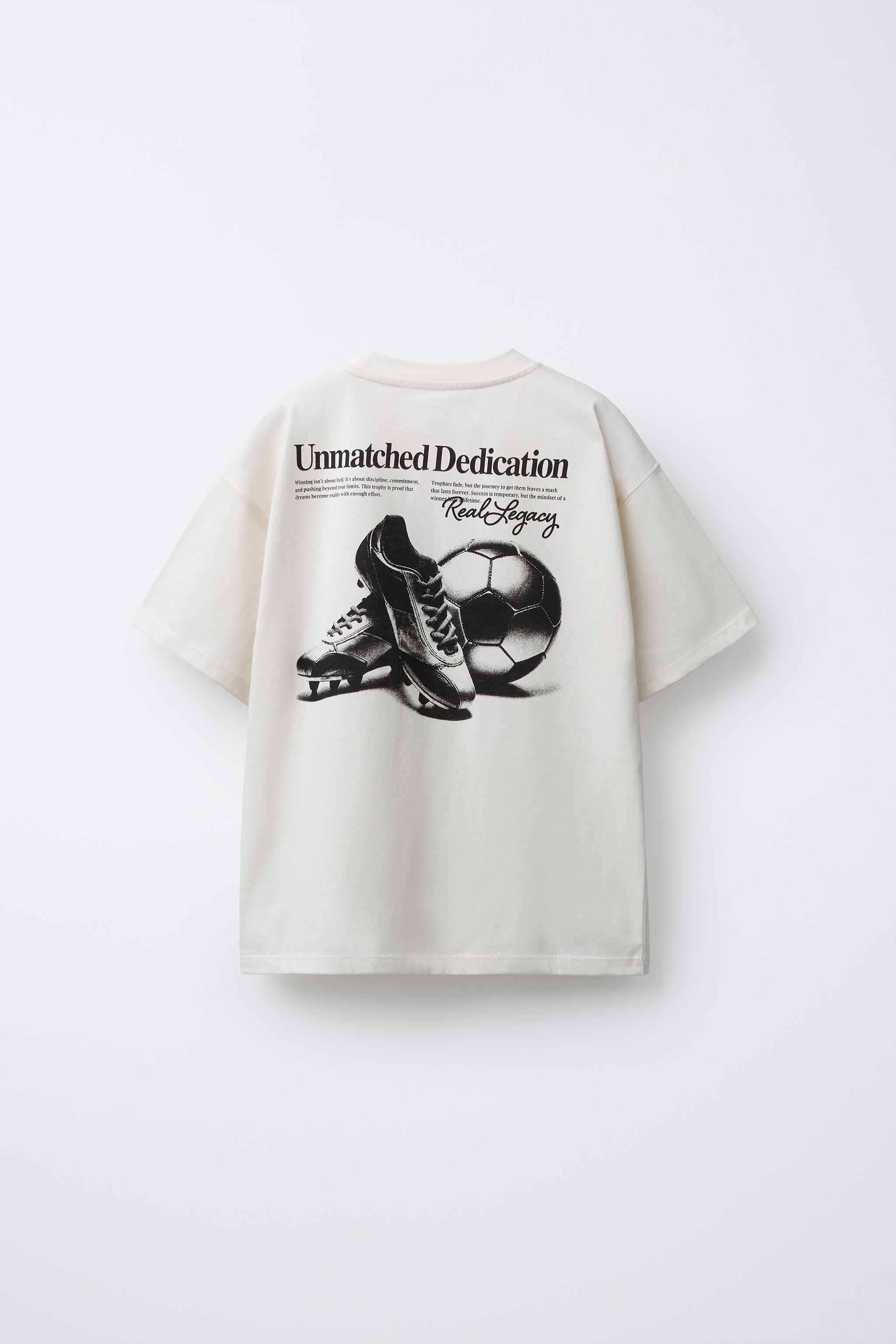 FOOTBALL PRINT T-SHIRT