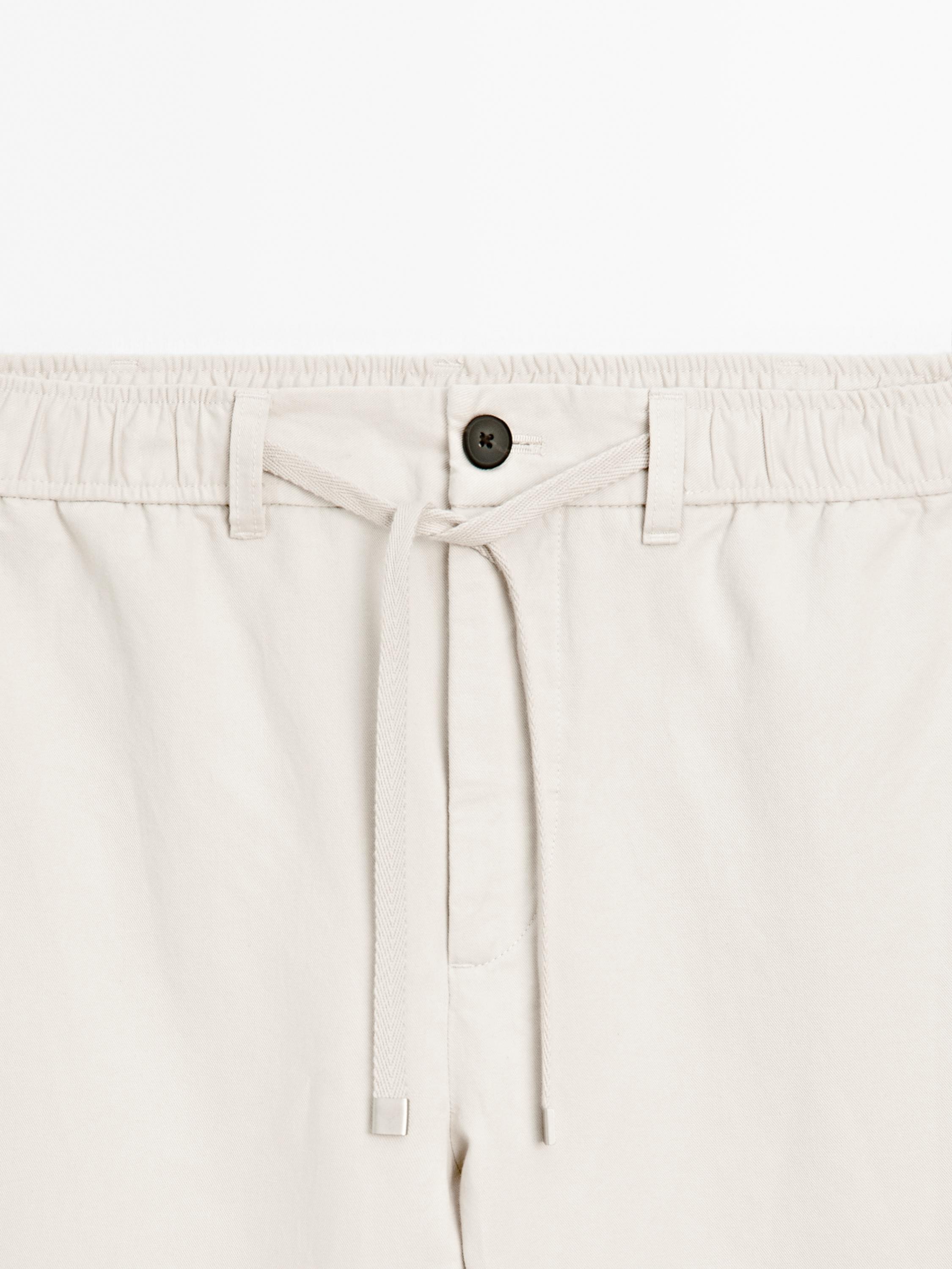 Cotton blend joggers