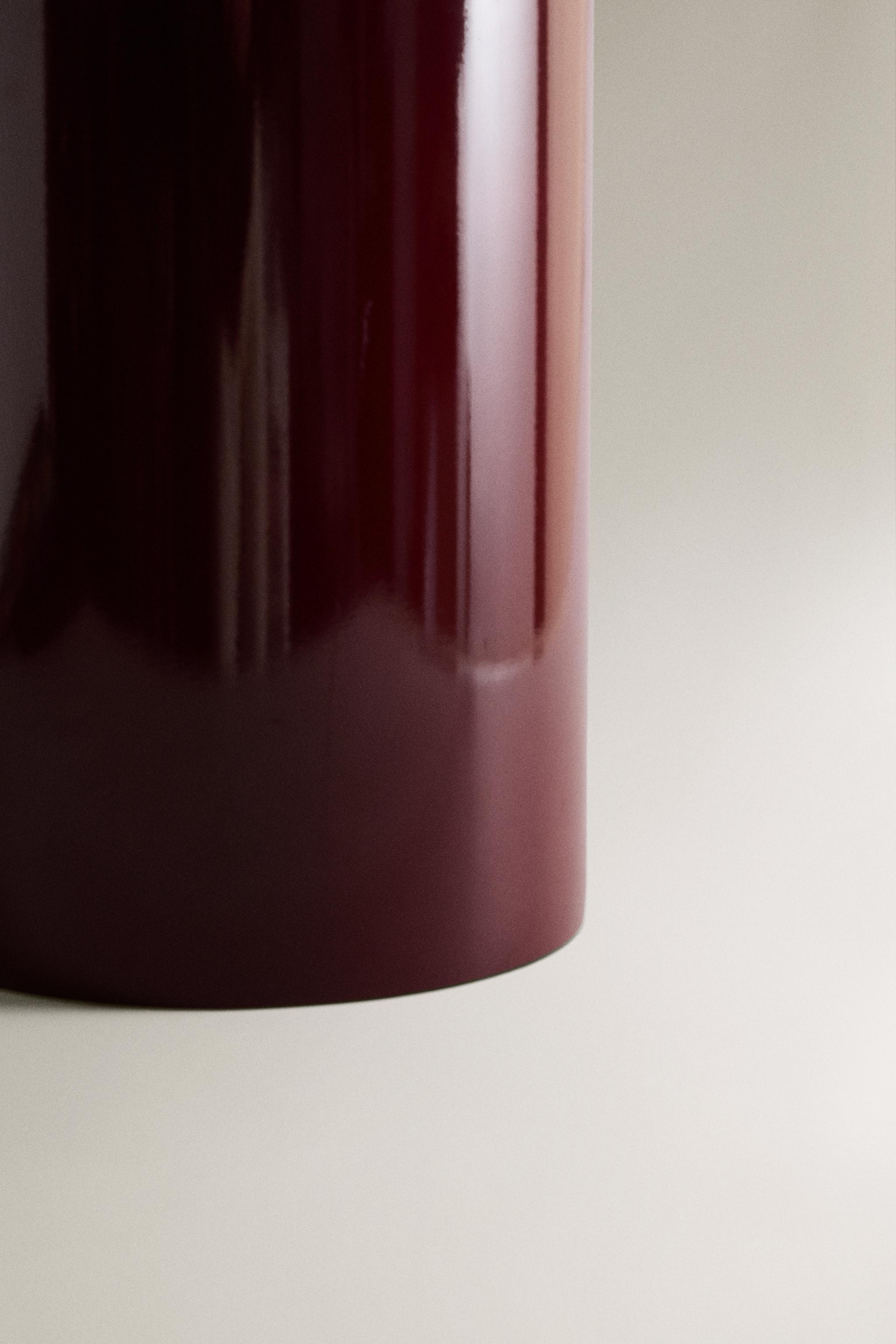 CYLINDRICAL METAL WASTEPAPER BASKET