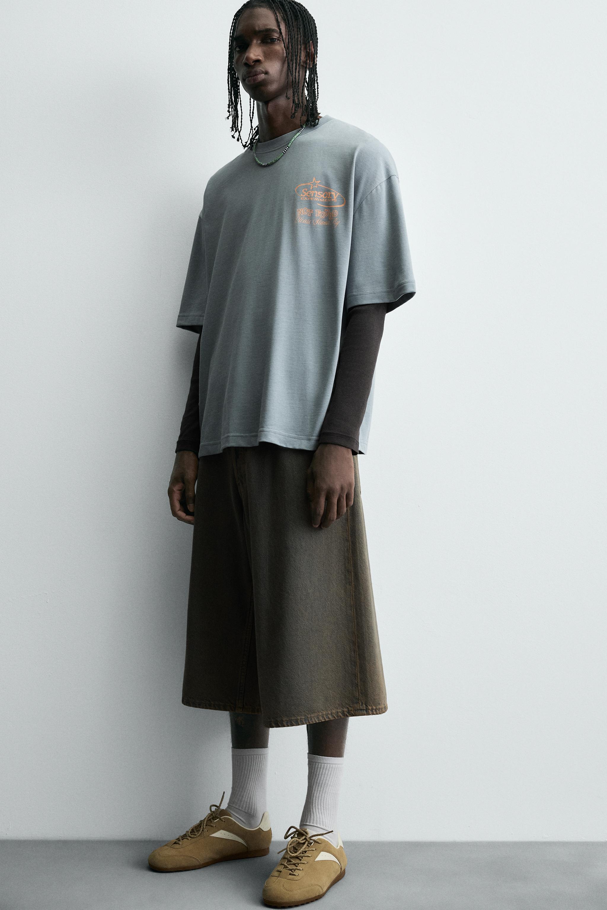 WASHED PRINT T-SHIRT