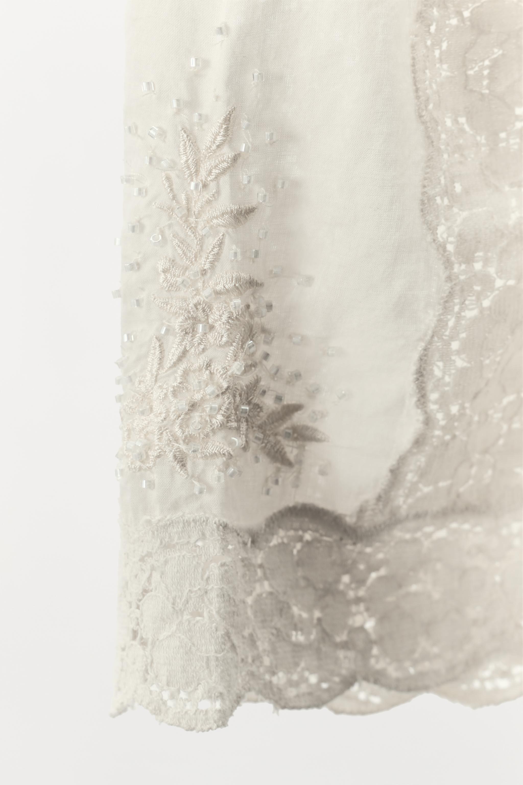 EMBROIDERED BEADED SHORTS