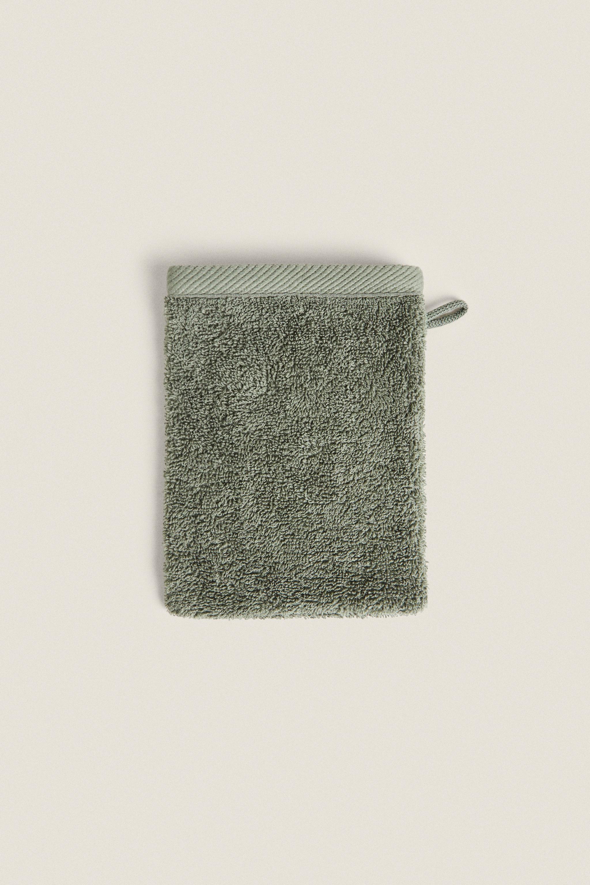 COTTON TERRYCLOTH BATH MITT