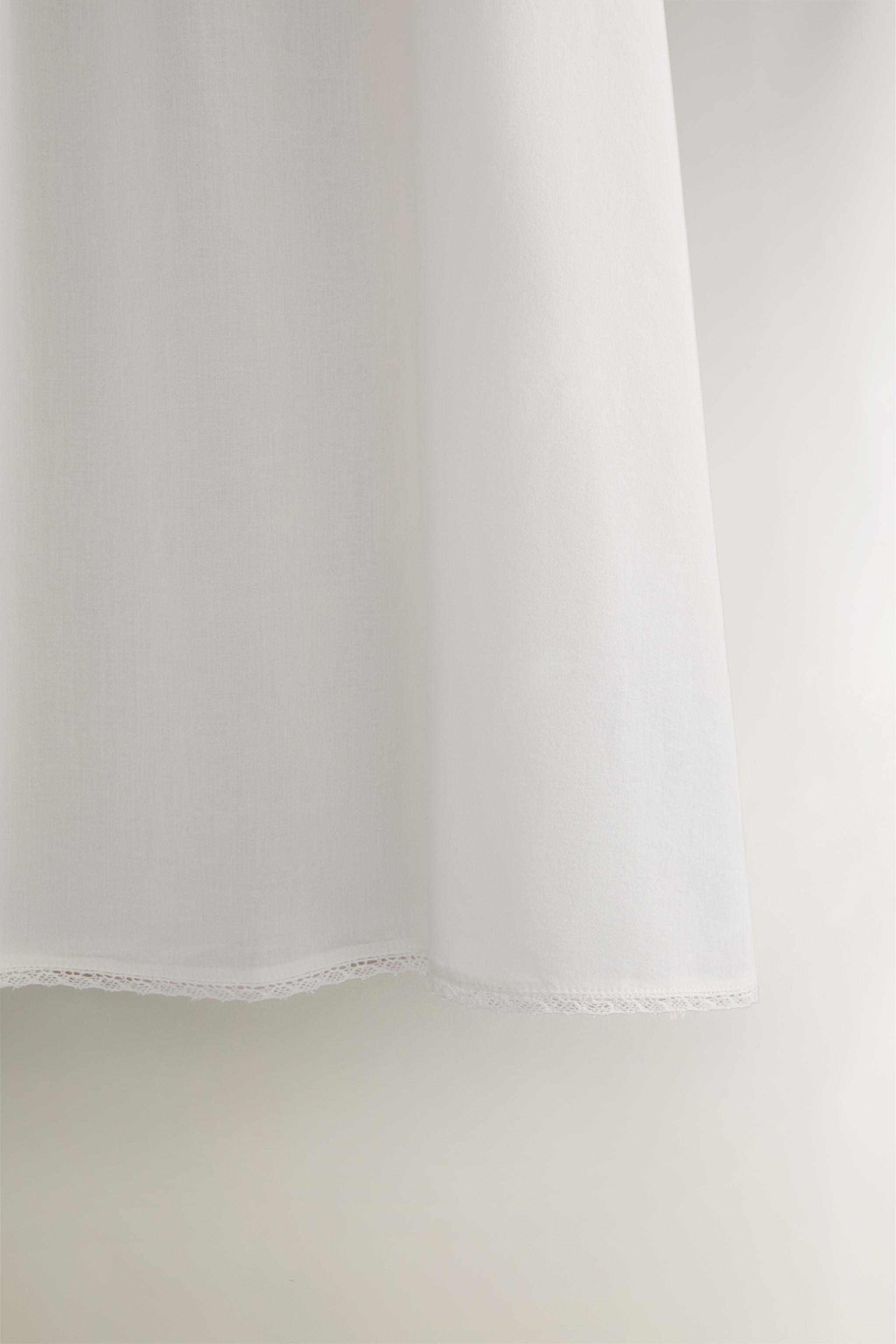 EMBROIDERED COTTON NIGHTGOWN