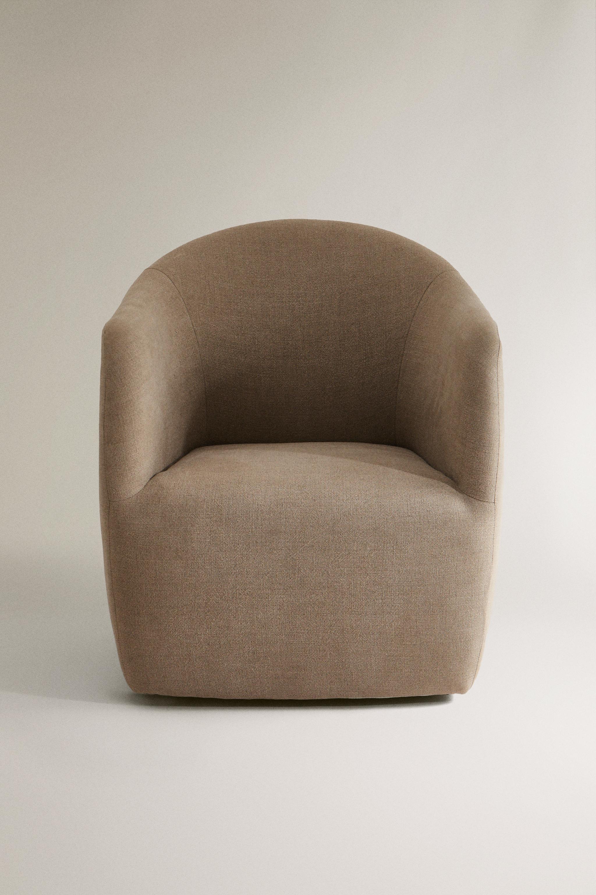 LINEN ACCENT CHAIR