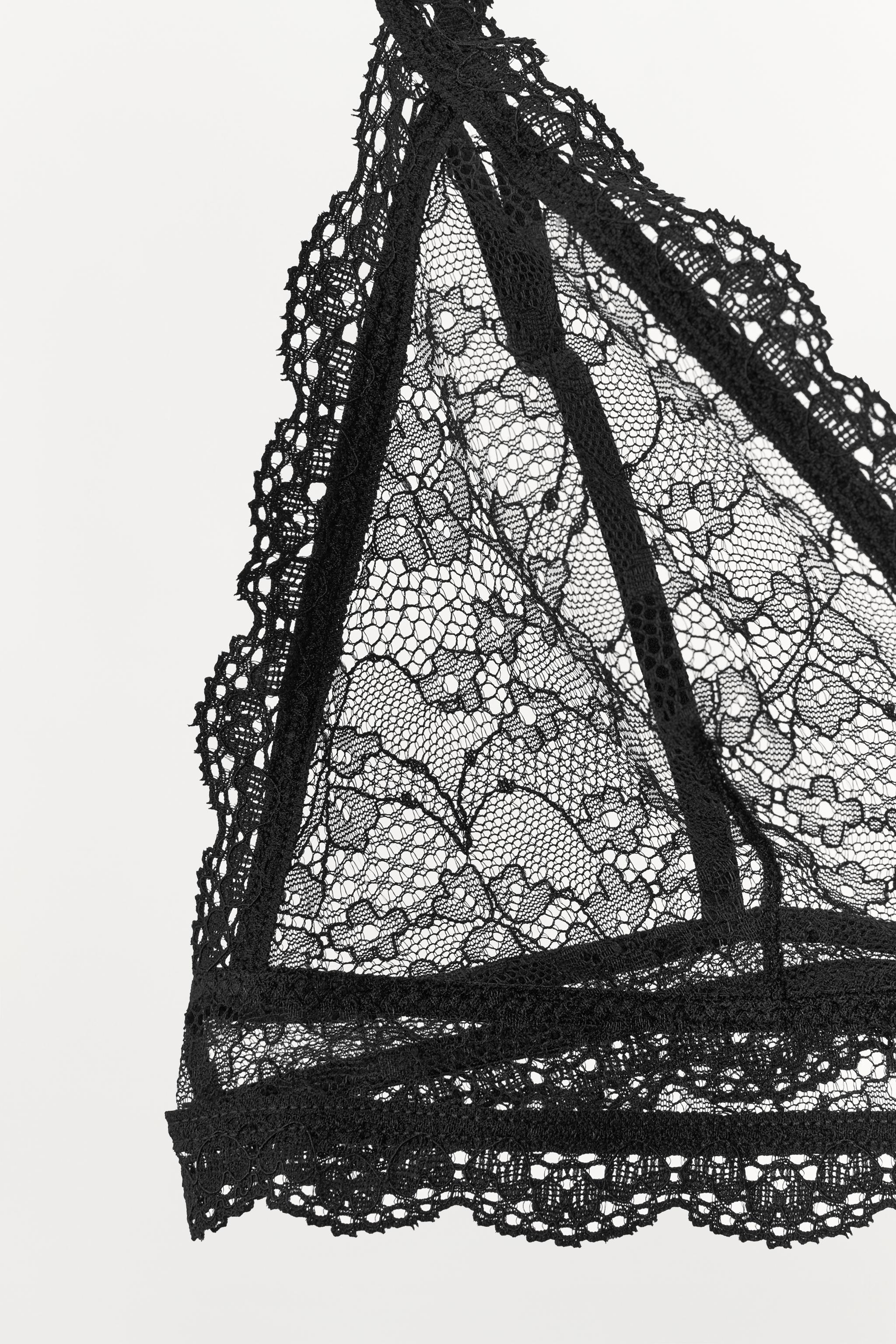 LACE TRIANGLE BRALETTE