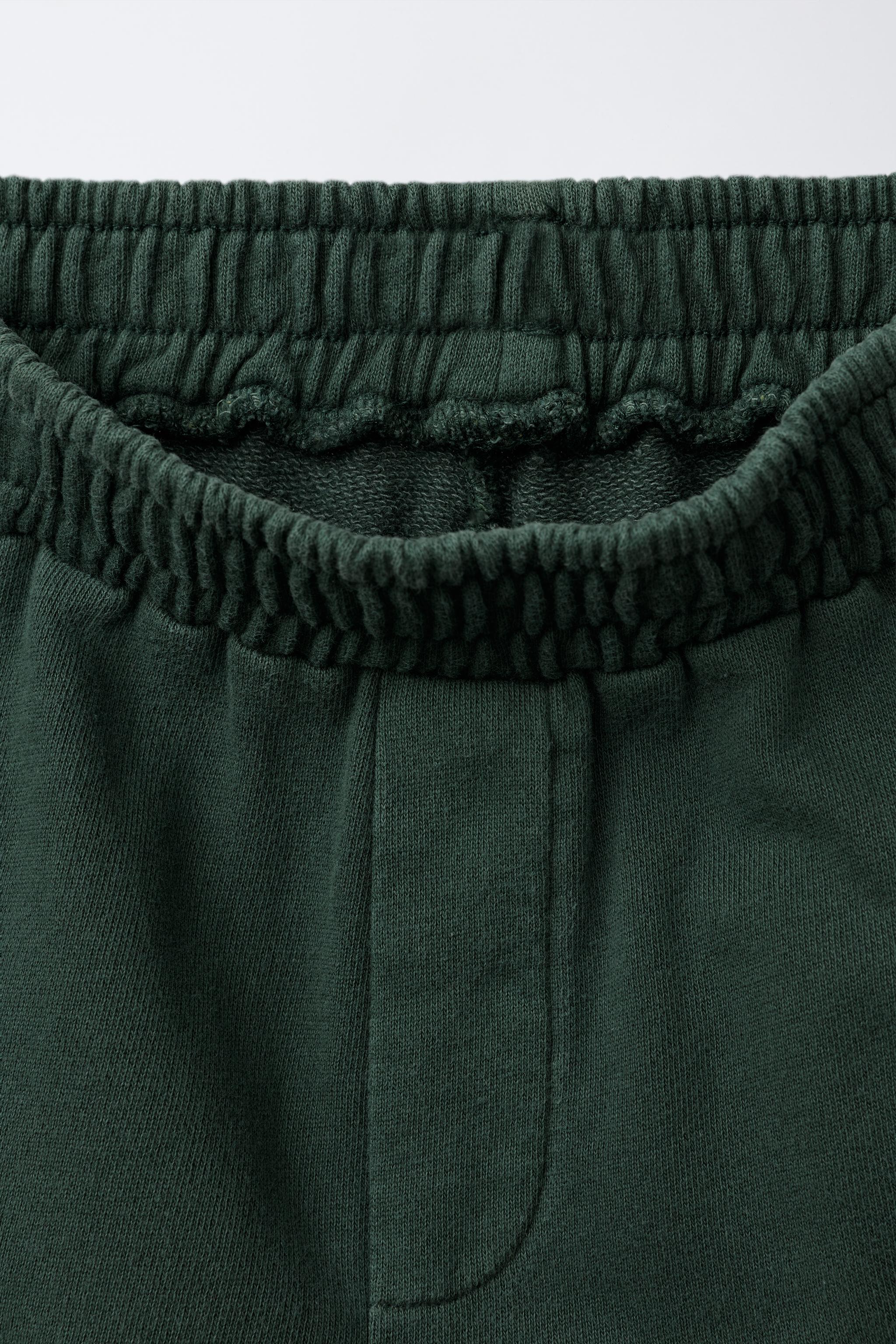 WASHED EFFECT TEXT T-SHIRT AND JOGGER PANTS SET