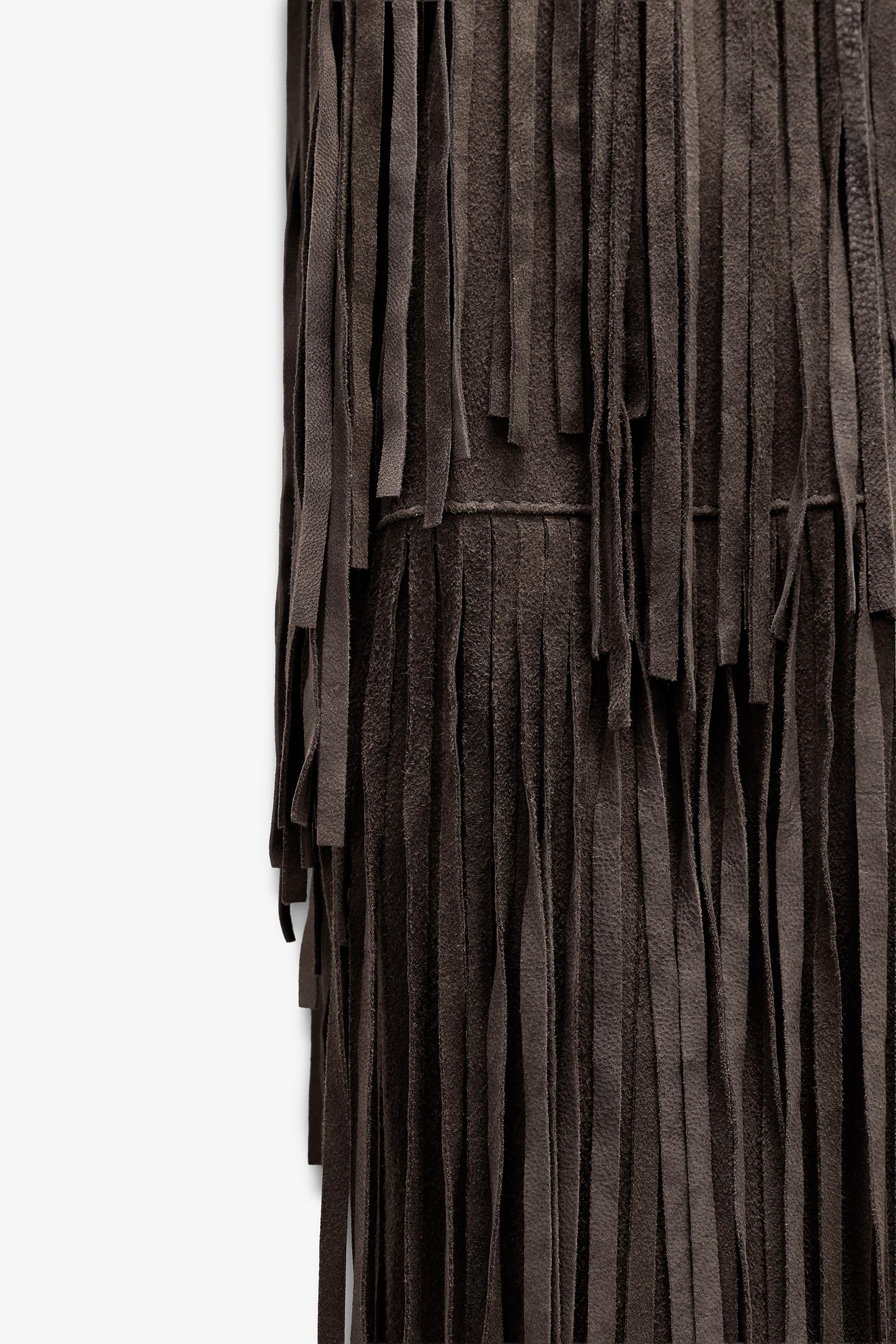 LIMITED EDITION SUEDE FRINGE DRESS