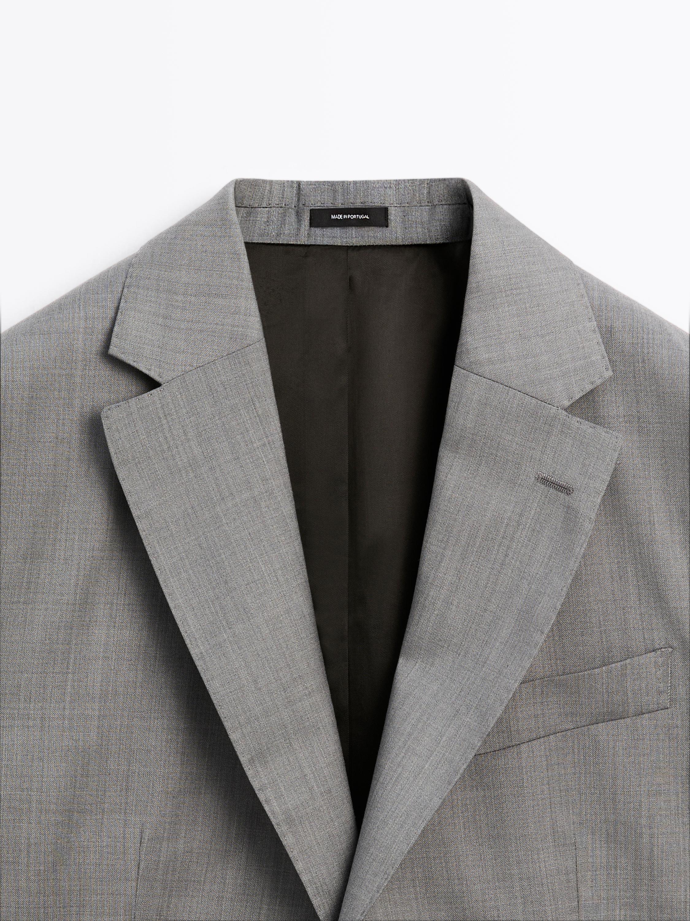 100% wool suit blazer
