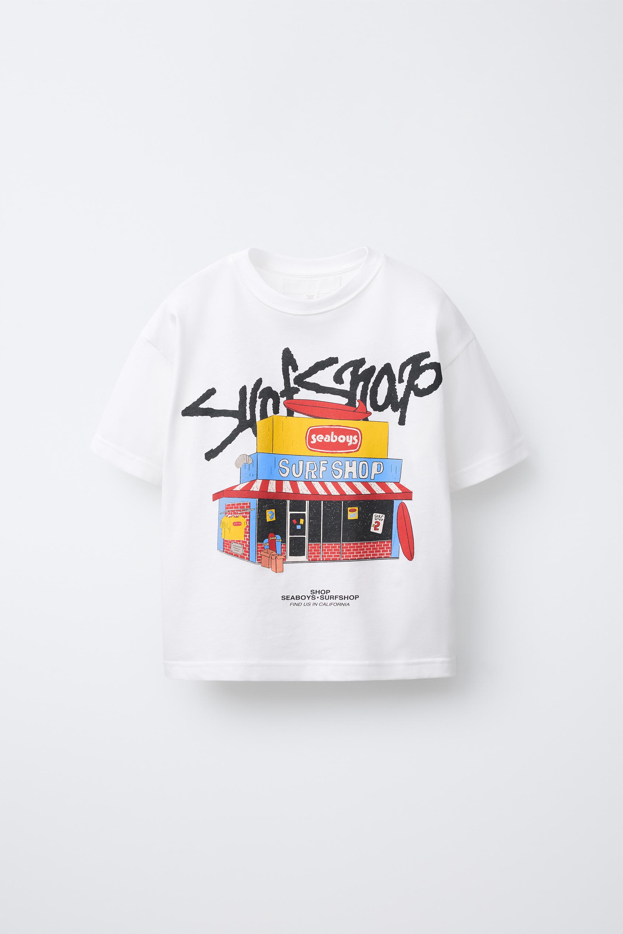 SURF SHOP PRINTED T-SHIRT
