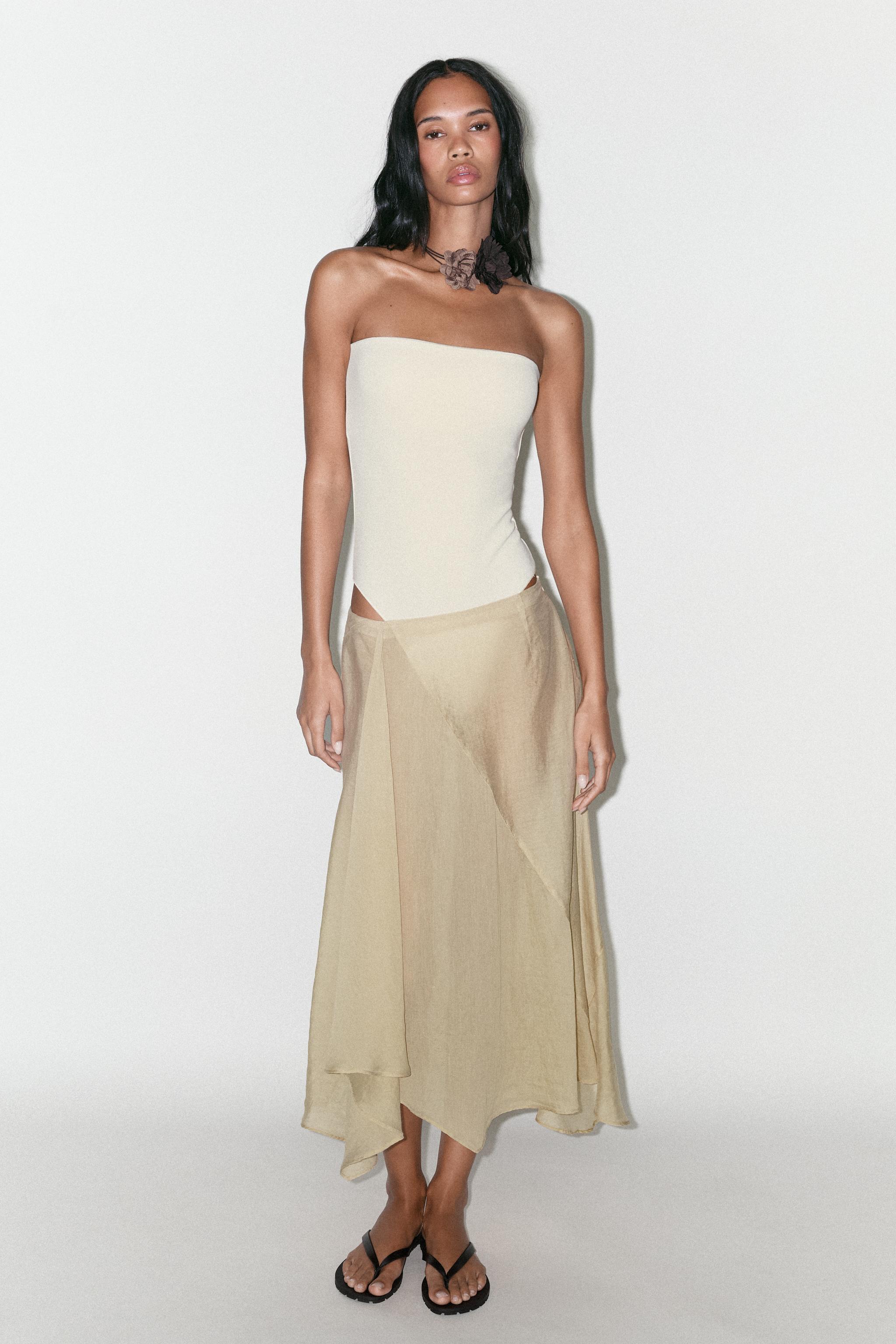 STRETCH BANDEAU BODYSUIT