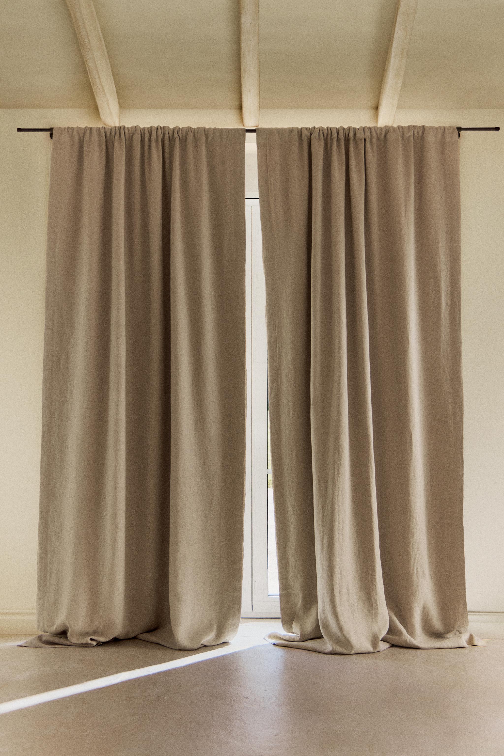 LIGHT BEIGE BLACKOUT CURTAIN
