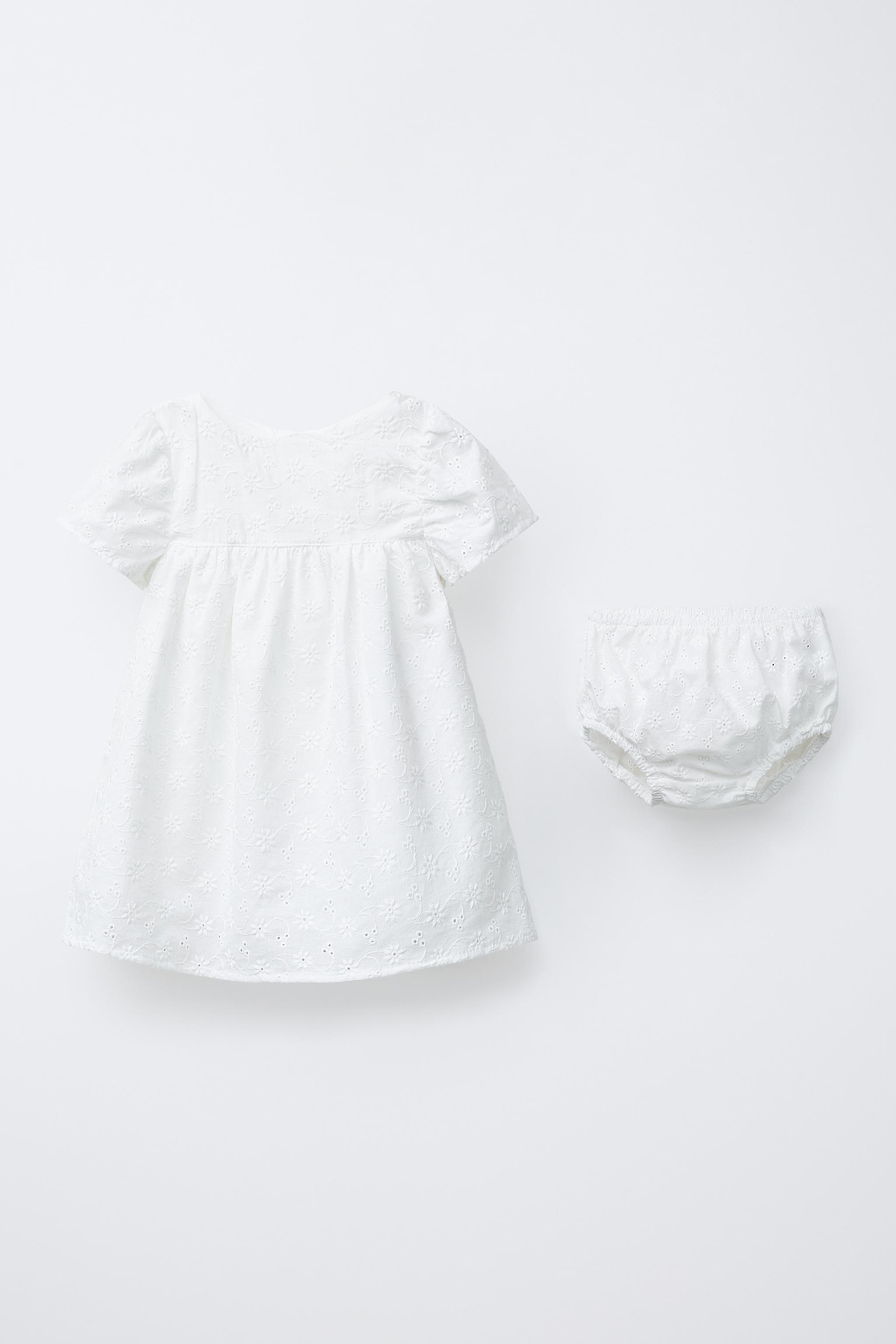 SWISS EMBROIDERED DRESS AND PANTIES