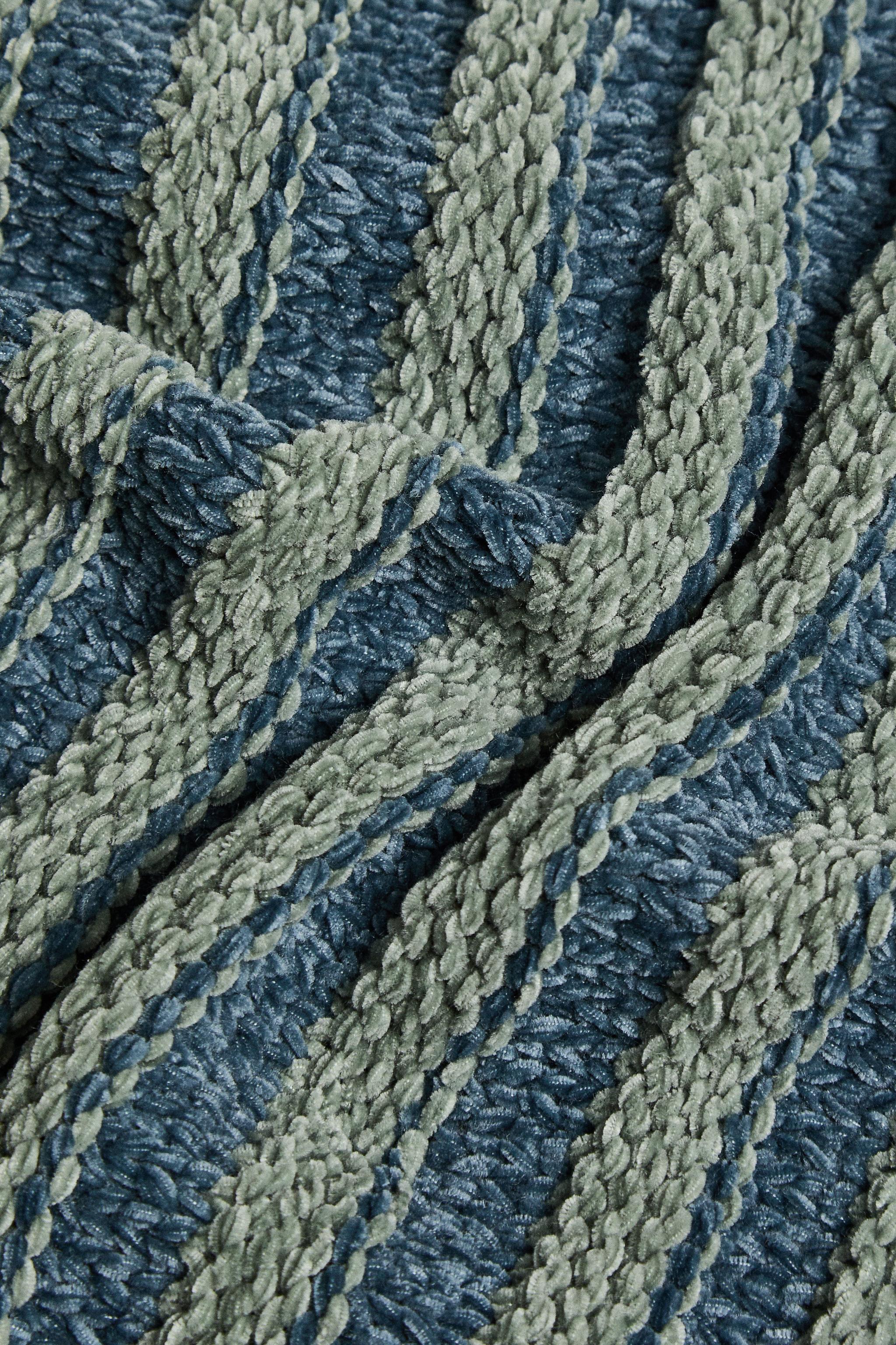 CHILDREN'S STRIPED CHENILLE BLANKET