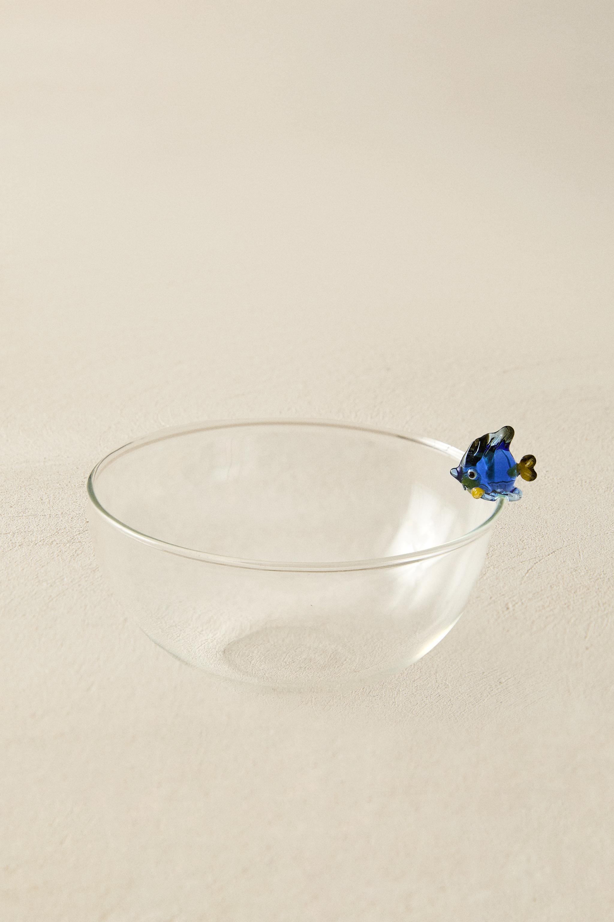 BOROSILICATE GLASS BOWL WITH A FISH