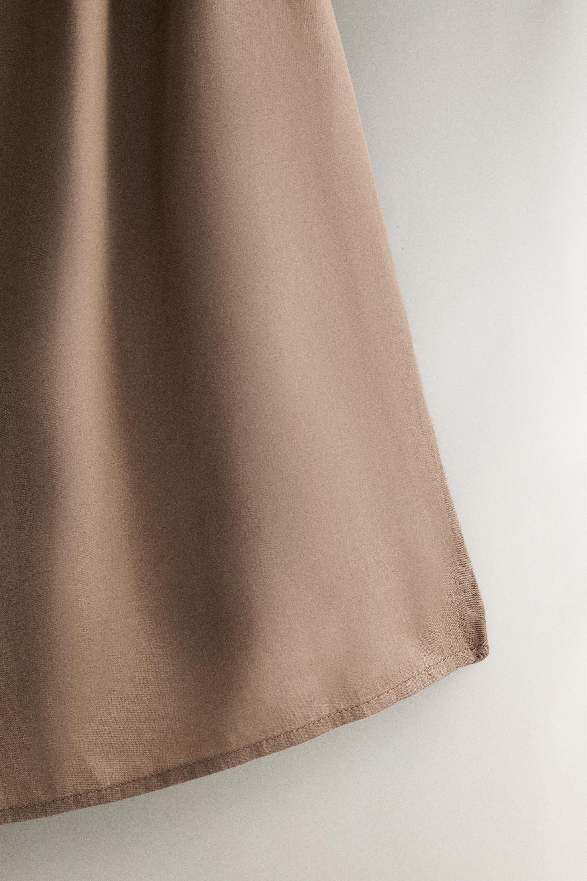 GATHERED SATEEN SHORTS